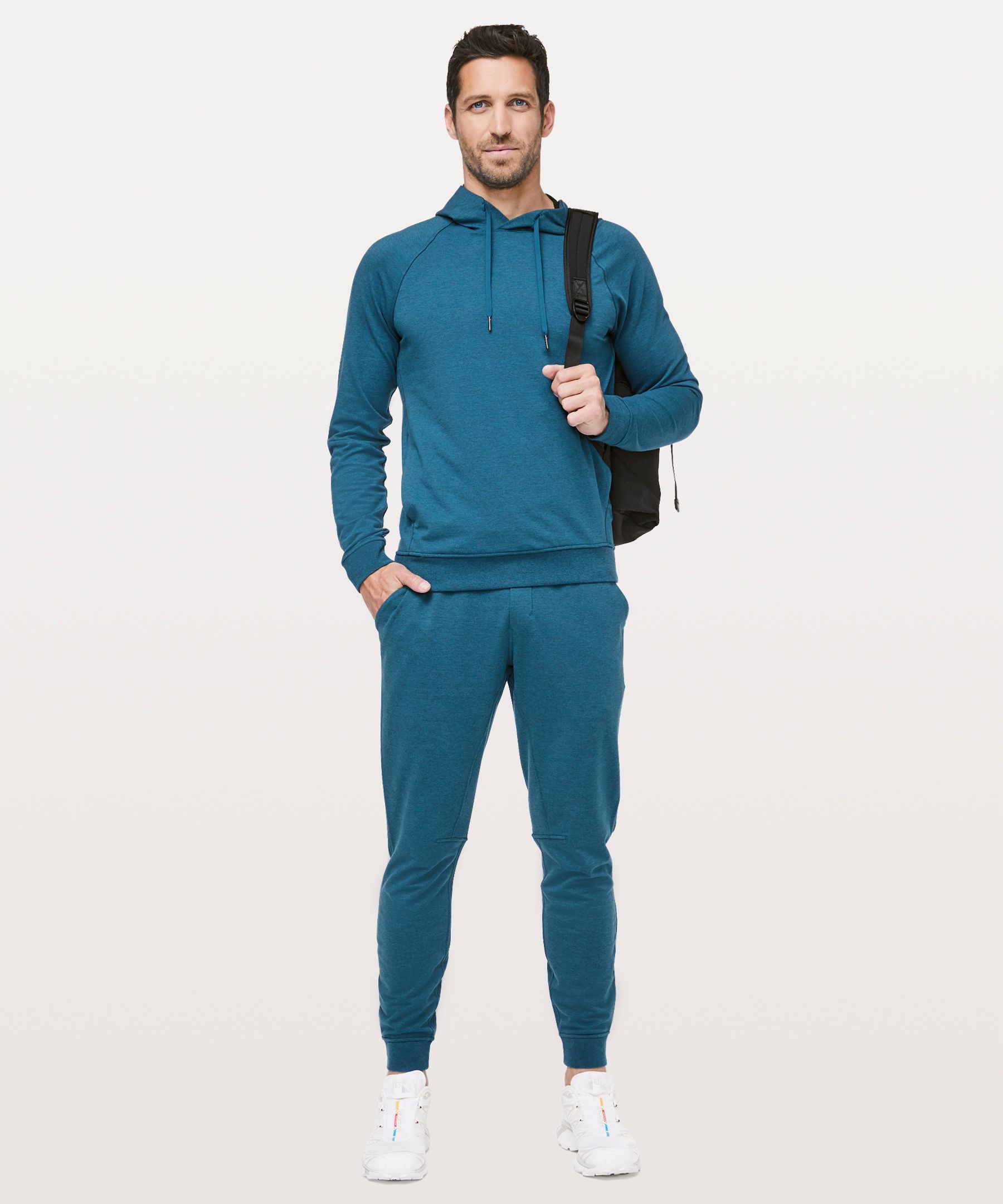 Lululemon City Sweat Jogger French Terry 29" In Heathered Poseidon