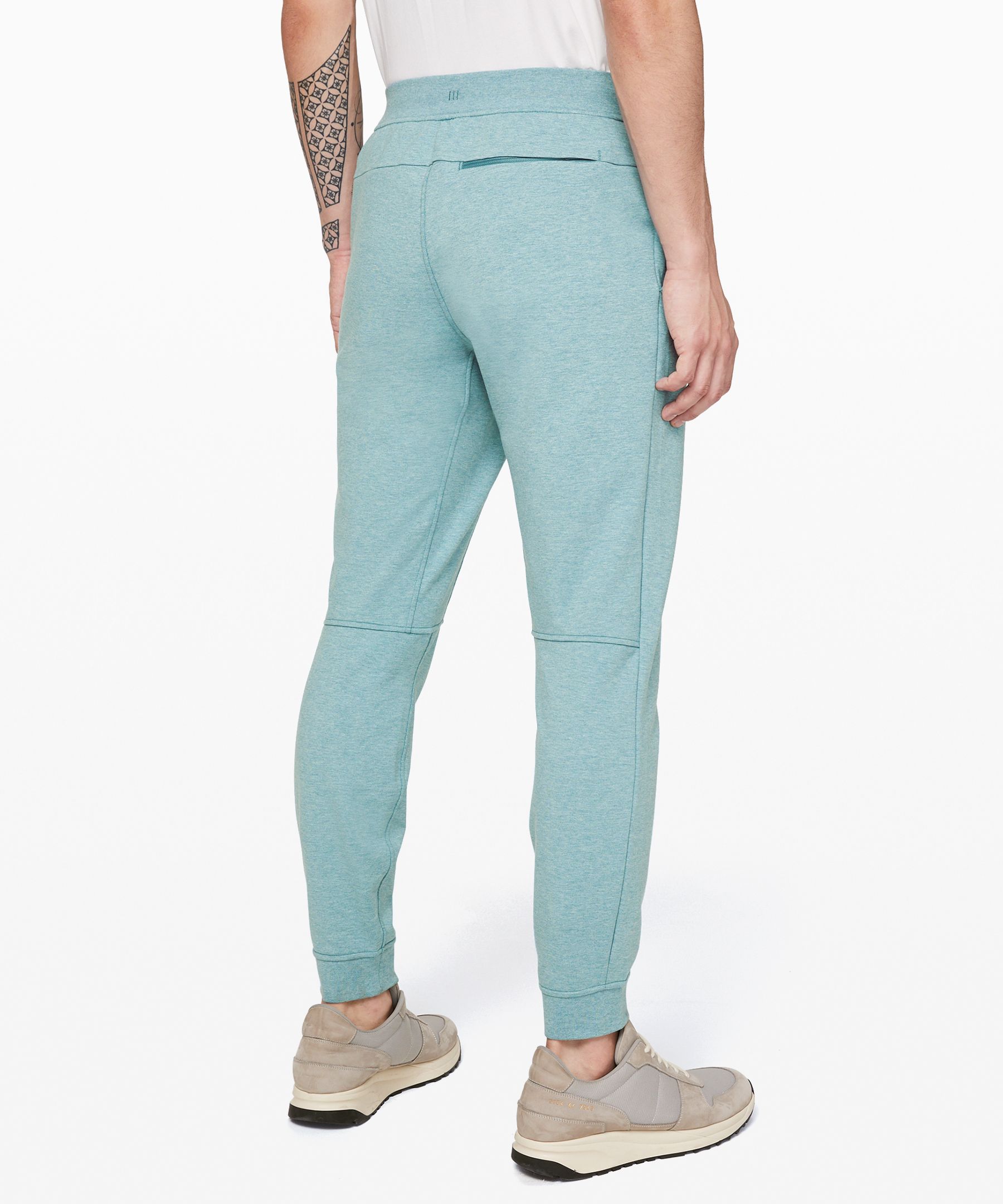 Lululemon City Sweat Jogger (Tall) - Heathered Ultra Light Grey / Sea Salt  - lulu fanatics