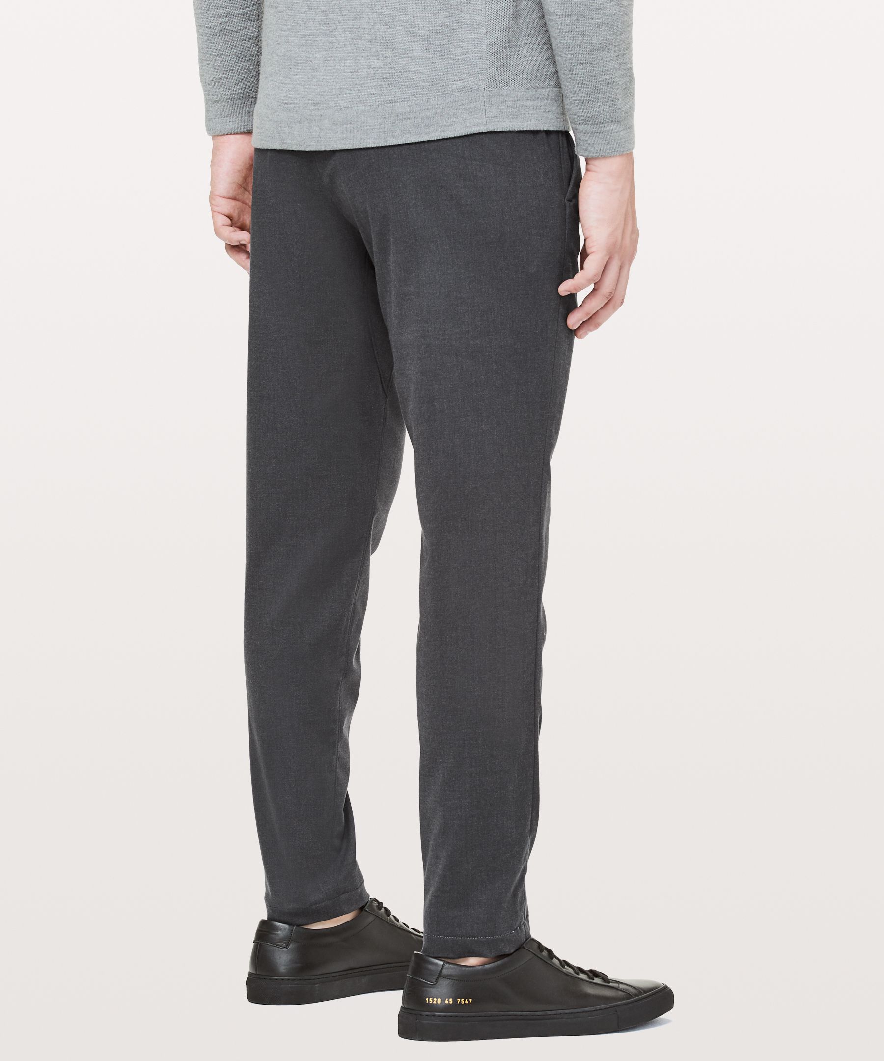 Lululemon Commission Pant Slim *Oxford 34 - Black / White - lulu fanatics