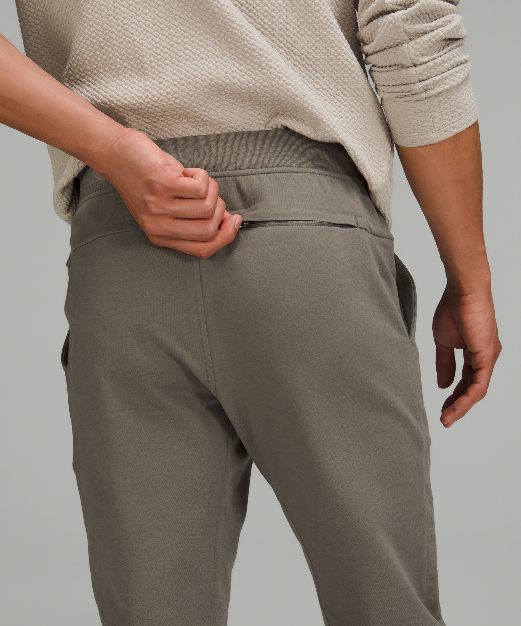 Shop Lululemon City Sweat Joggers Tall In Grey Sage