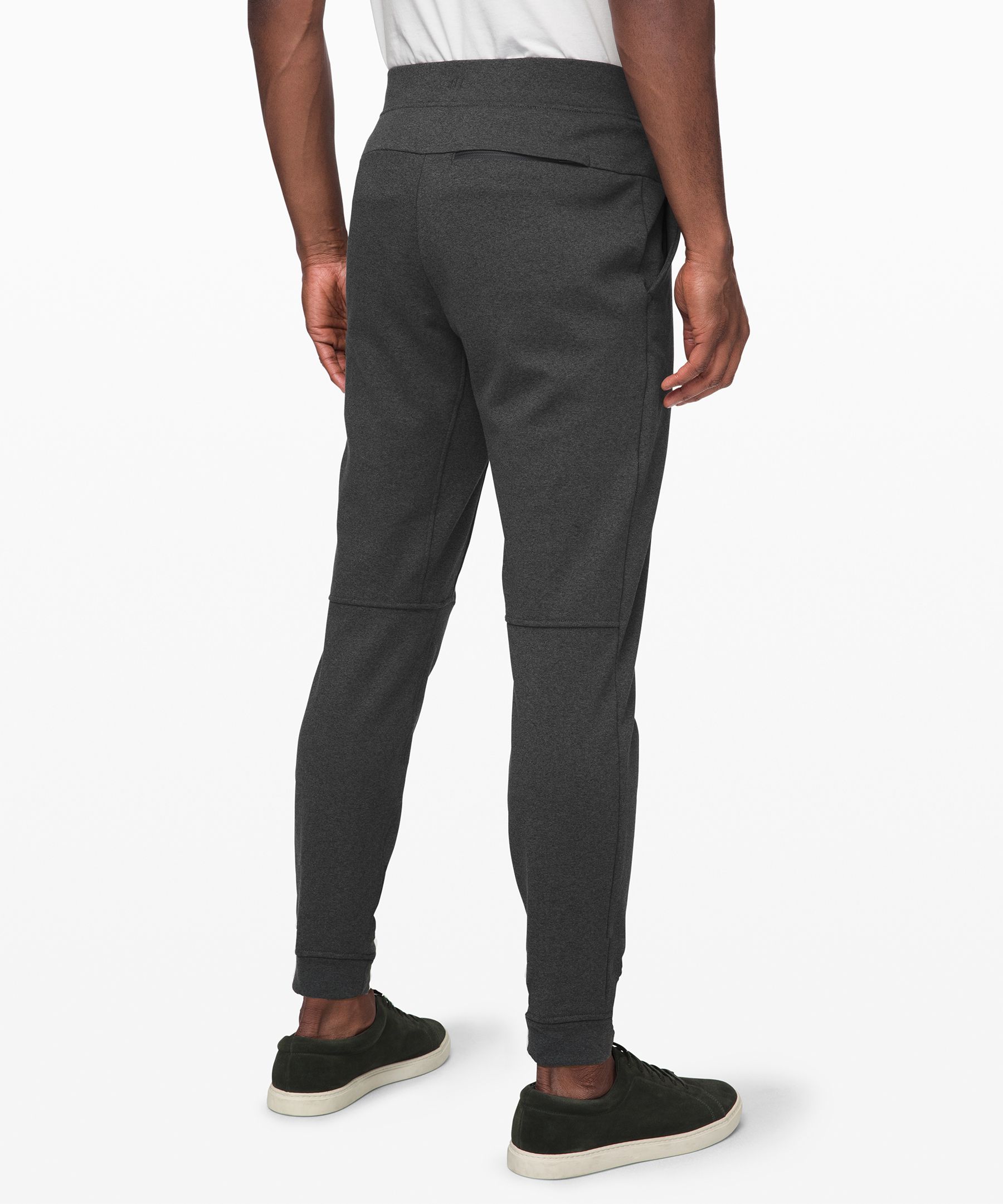 Lululemon City Sweat Pant 31 - Heathered Ultra Light Grey / Sea Salt -  lulu fanatics