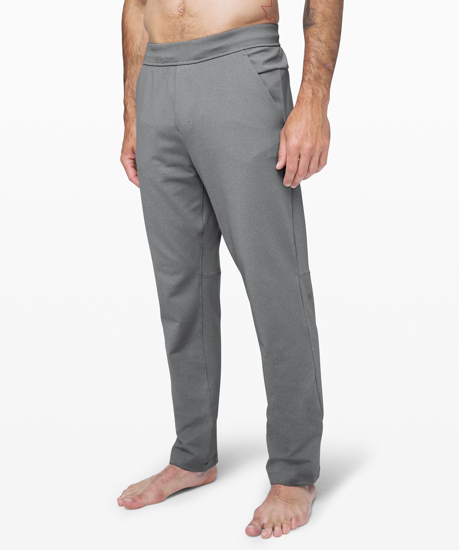 Lululemon Discipline Pant (tall) *online Only 34" In Heathered Light Cast