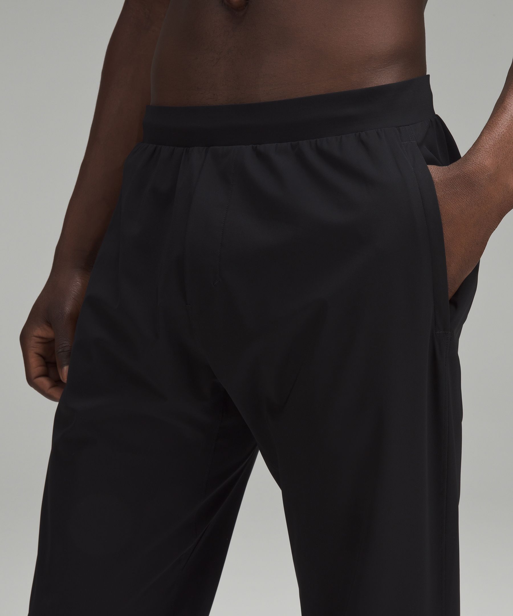 Lululemon Surge Recycled-fibre Jersey Track Pants In Black