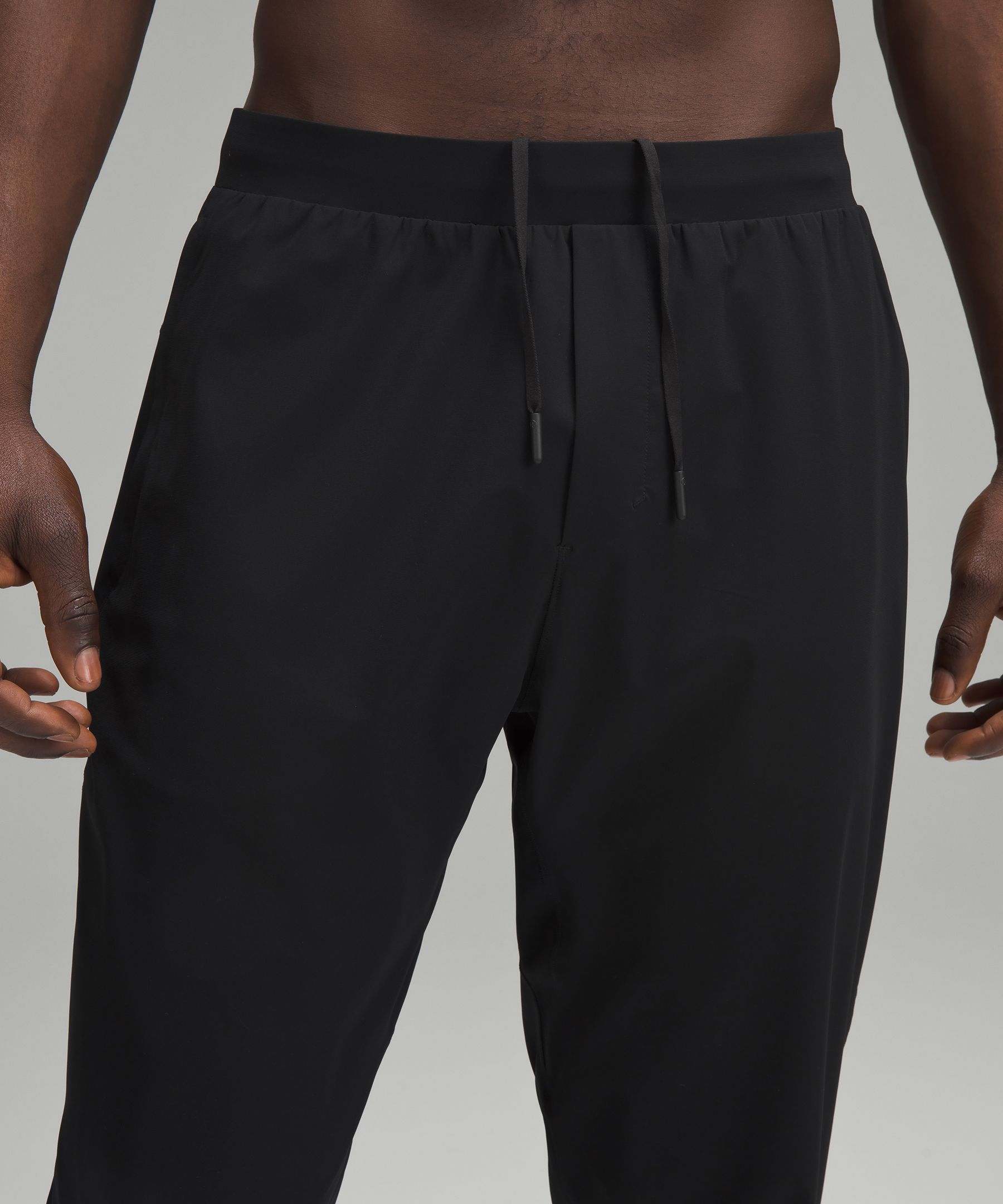 Lululemon Surge Recycled-fibre Jersey Track Pants In Black