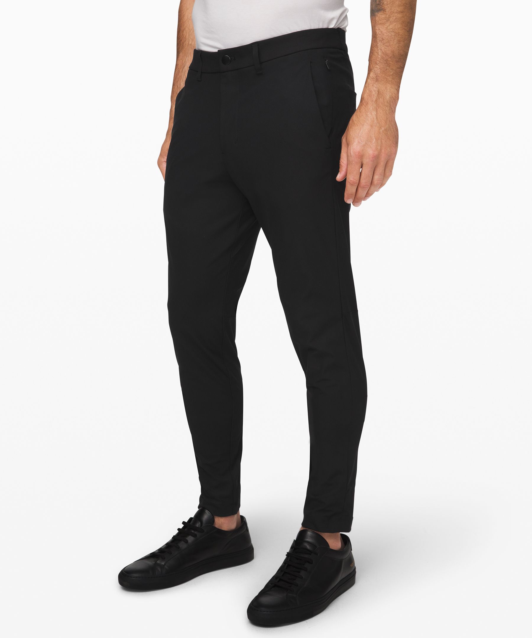 Lululemon Commission Skinny-fit Pants 34" Warpstreme In Black