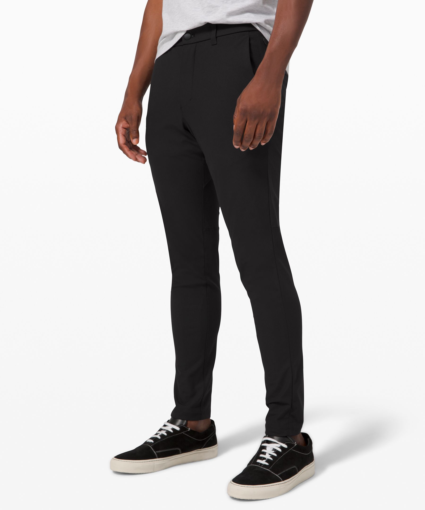 Lululemon Commission Skinny-fit Pants 32" Warpstreme In Black
