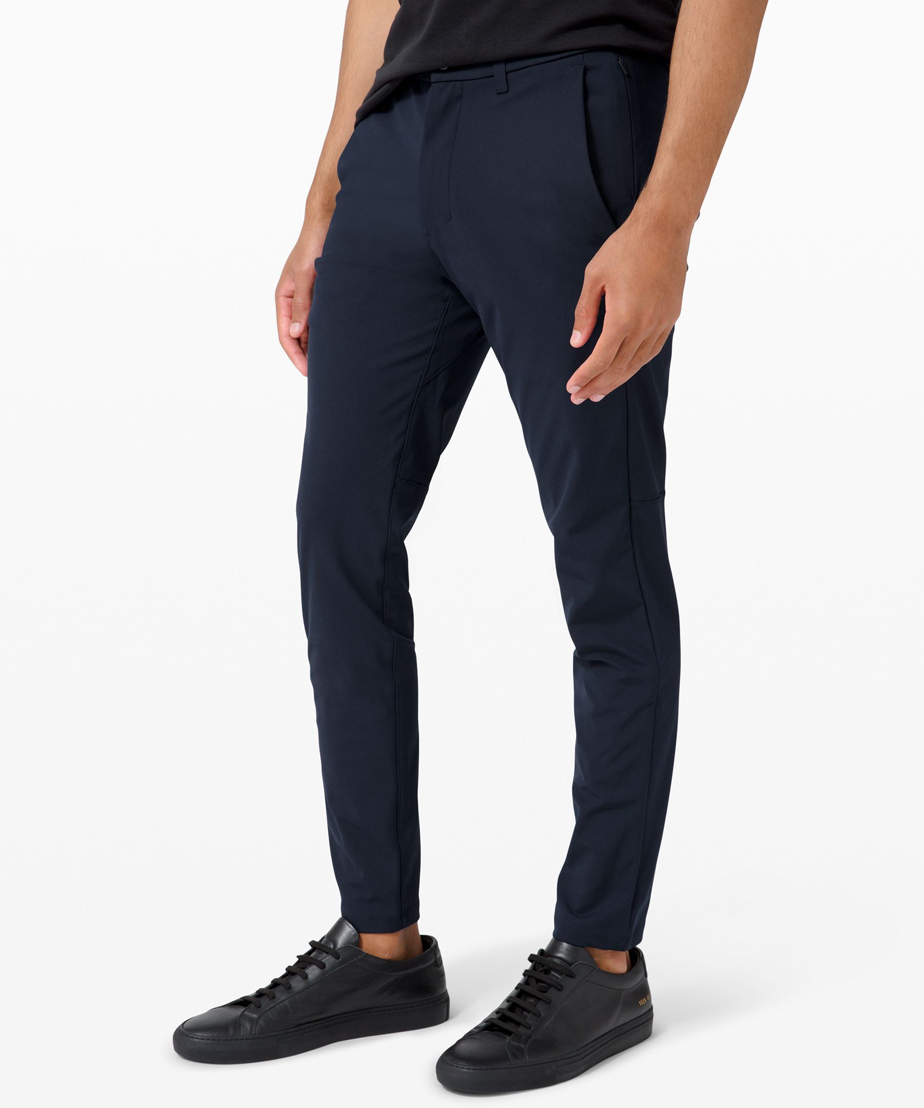 Lululemon Commission Skinny-fit Pants 32 Warpstreme In True Navy