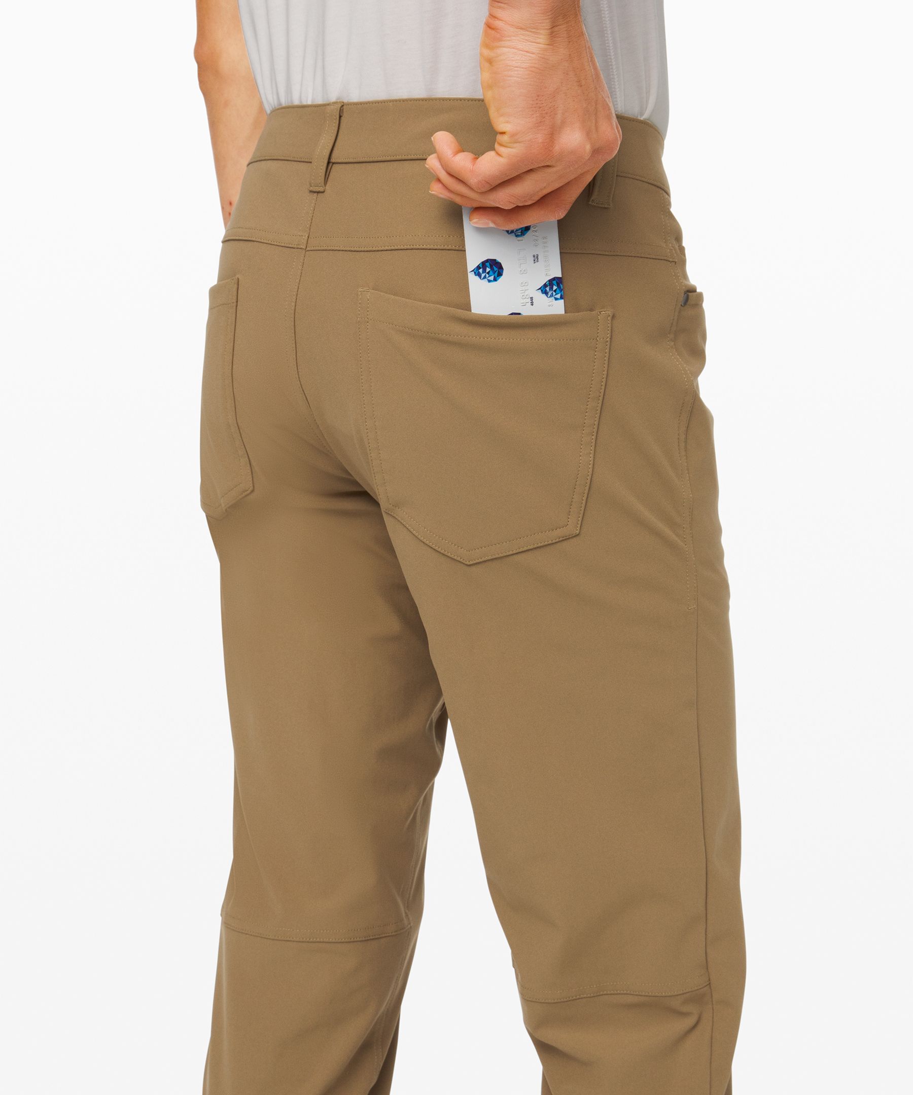 onlineshop discounts Lululemon ABC Pant Classic Tan Men´s sz 30 M5426S Flat  Front Pockets