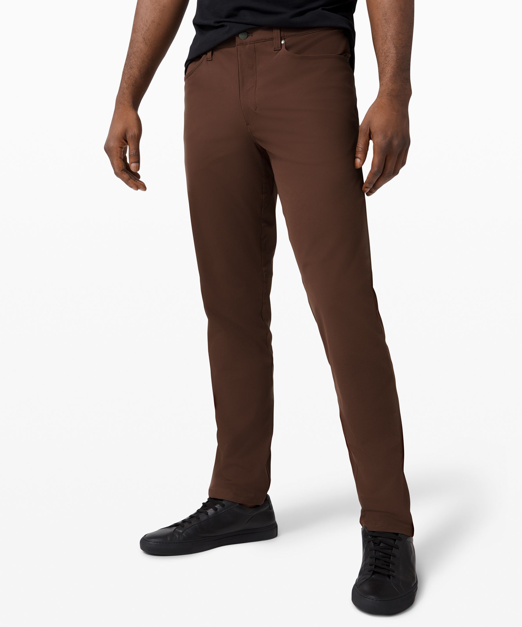 Lululemon Abc Pant Classic 34" *warpstreme In Brown