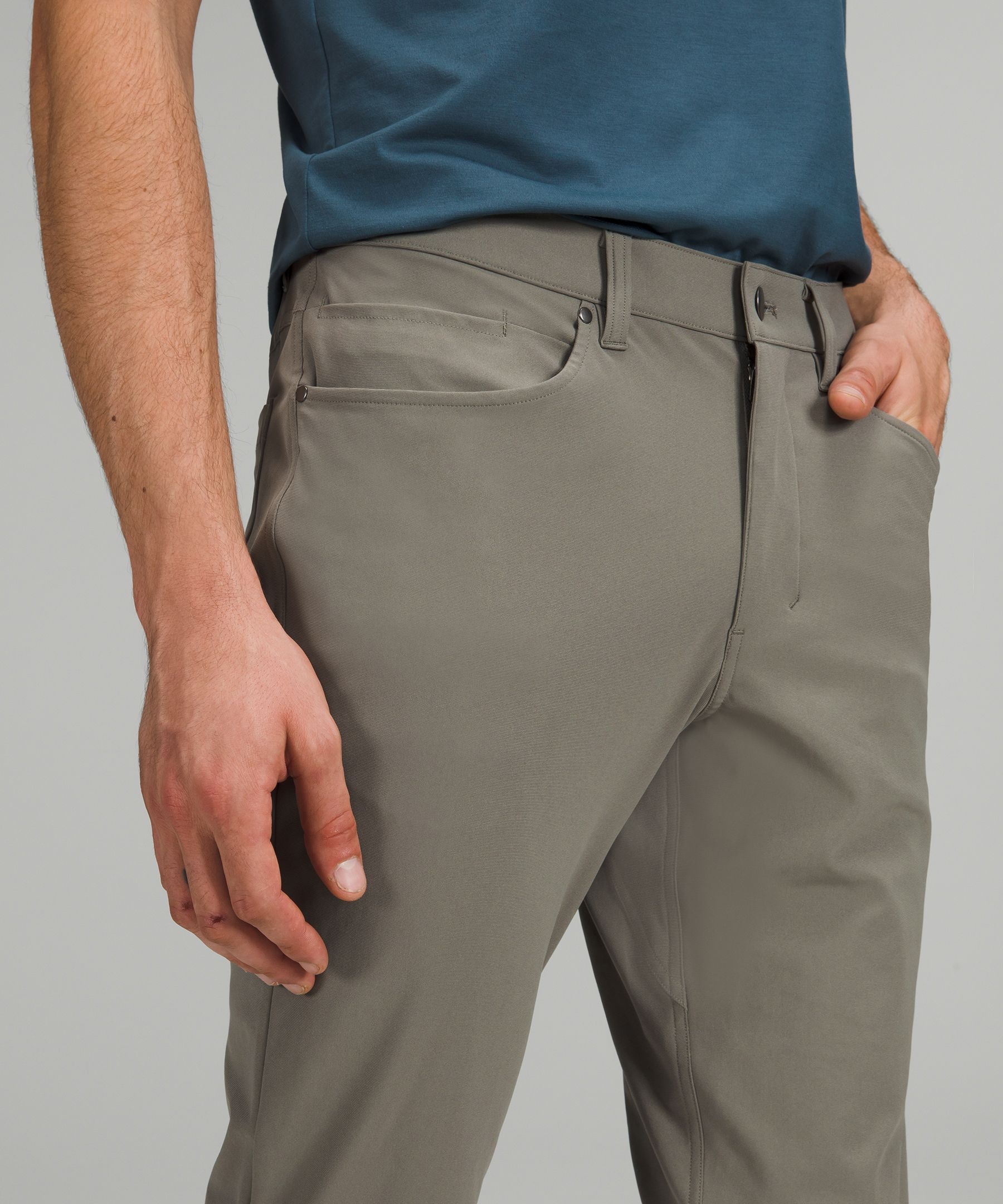 Lululemon Abc Slim-fit 5 Pocket Pants 37l Warpstreme