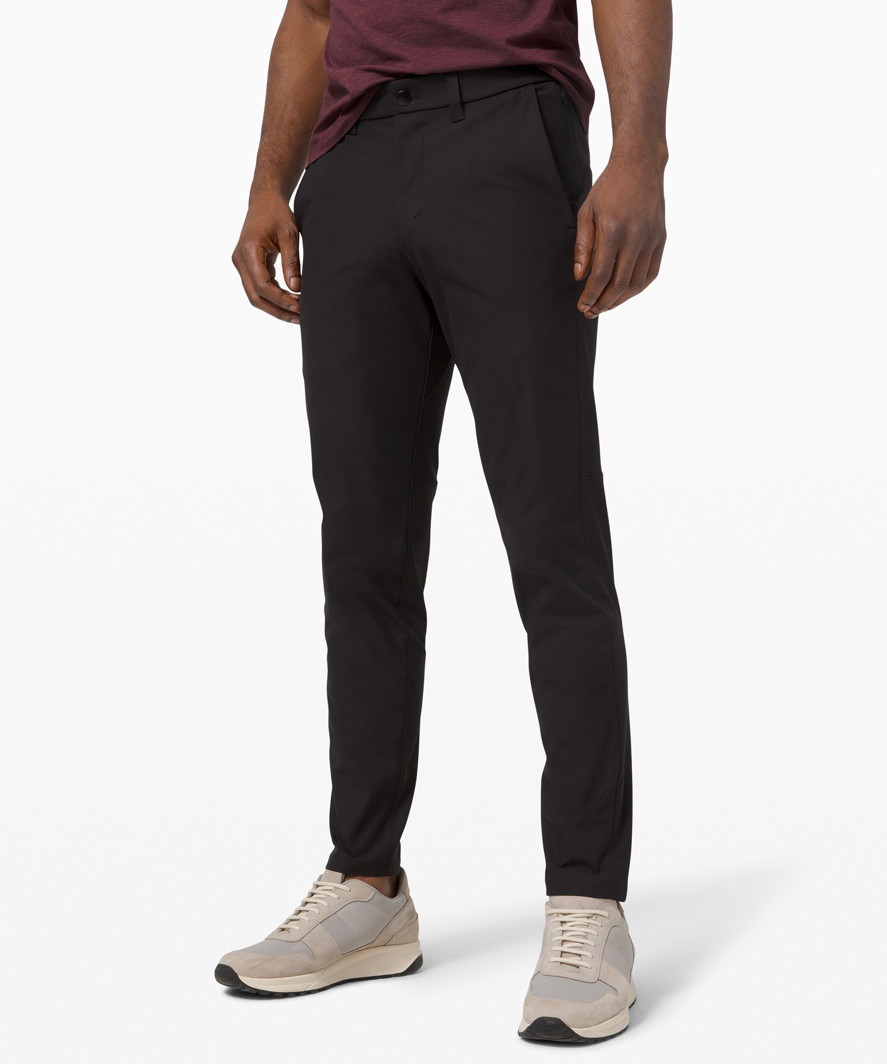 Lululemon Commission Pant Slim *Oxford 34 - Black / White - lulu fanatics