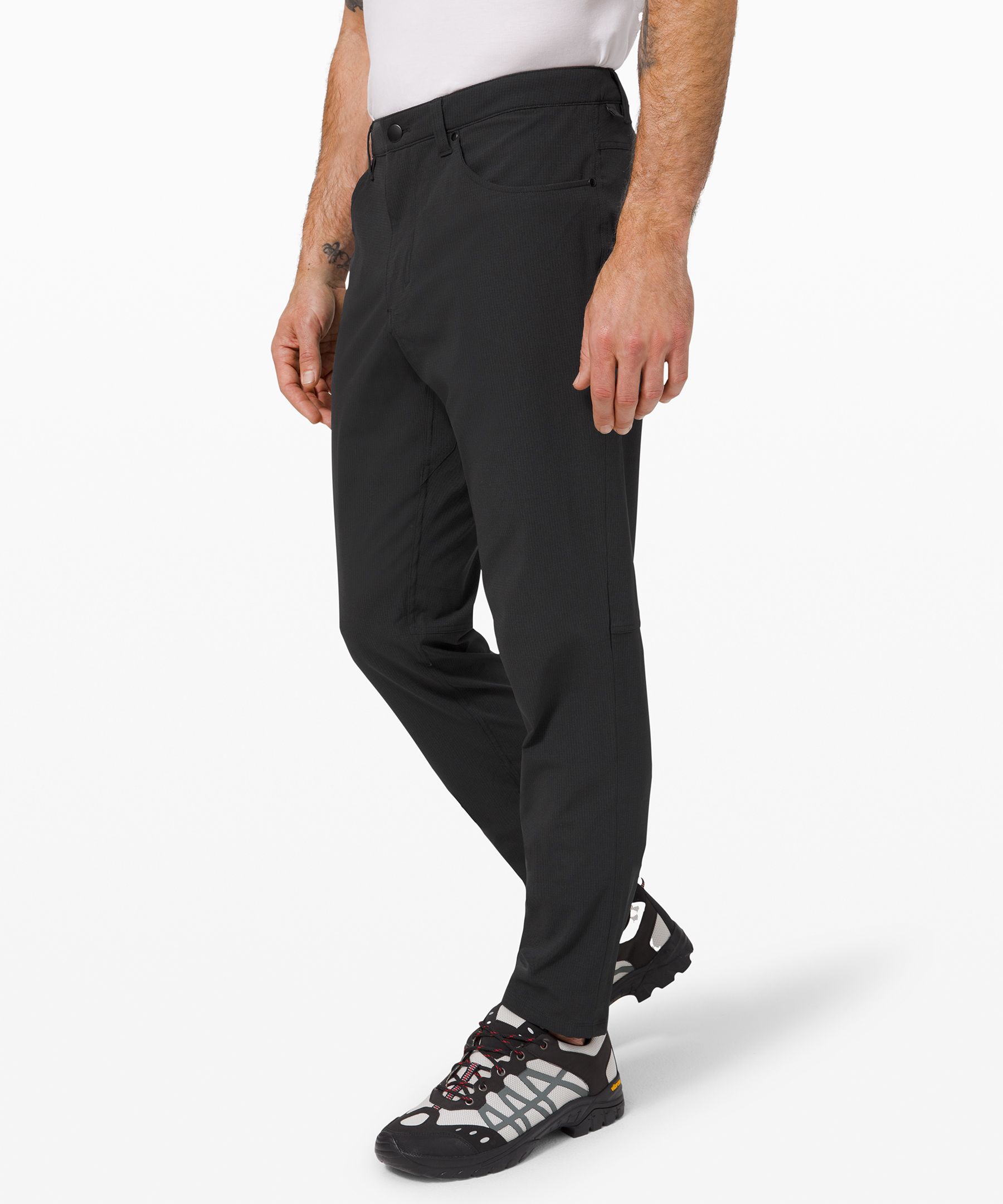 Black ABC Warpstreme™-jersey trousers, Lululemon