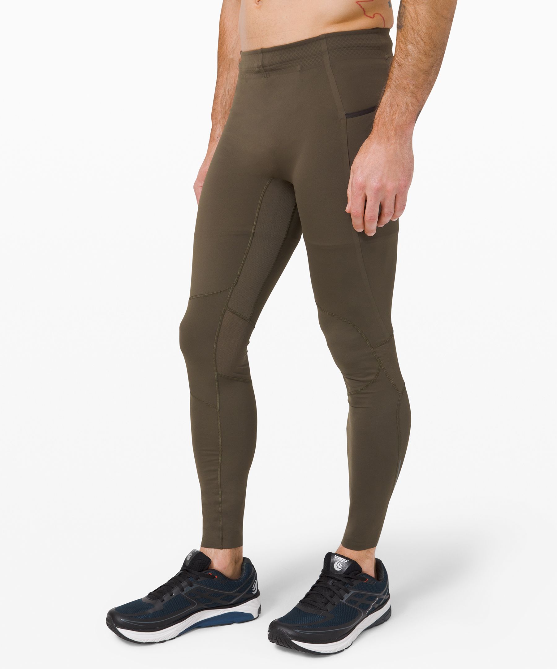 Lululemon Surge Tight *nulux 28" In Green
