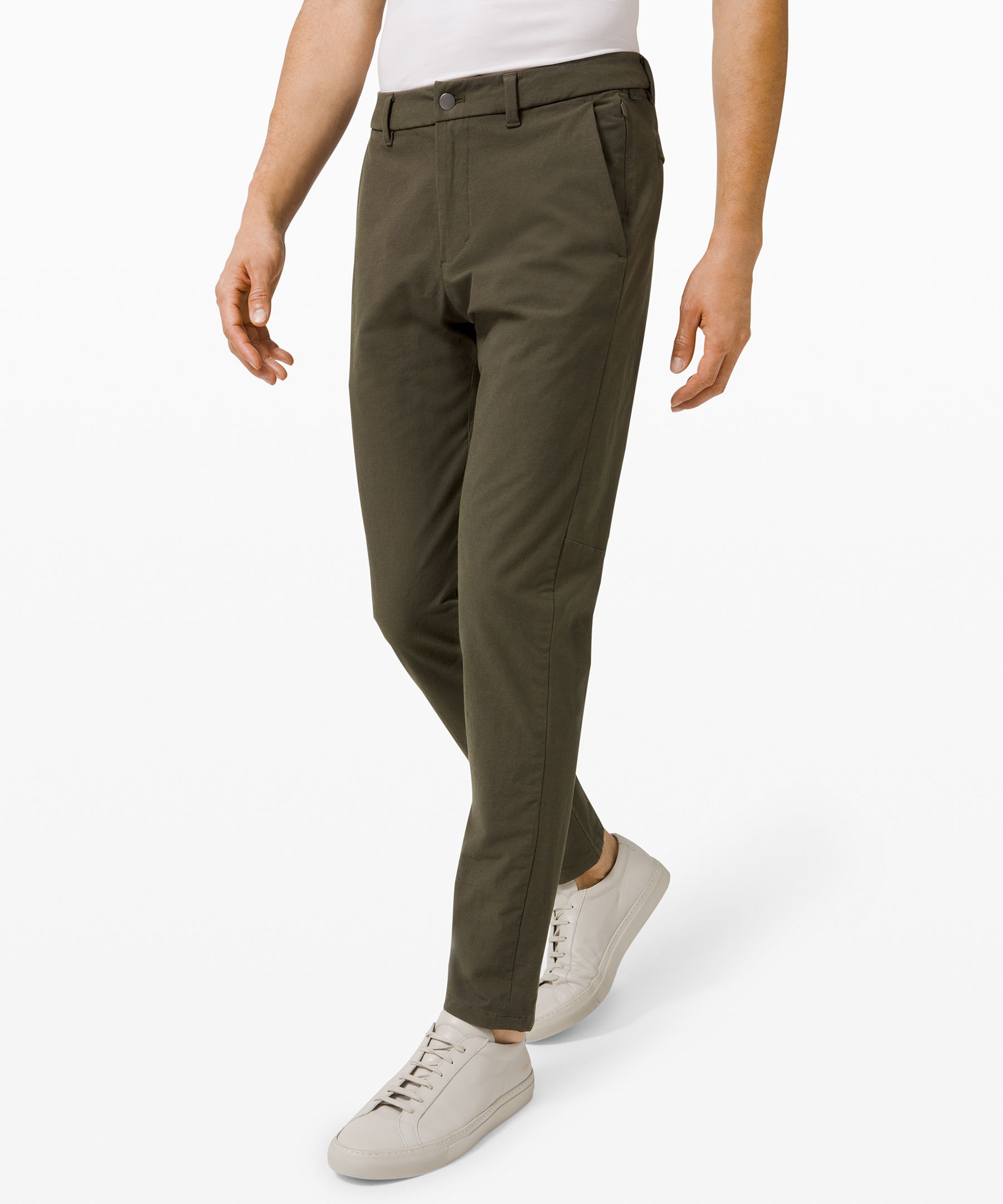 Lululemon Commission Pant Slim *canvas 34" In Dark Olive