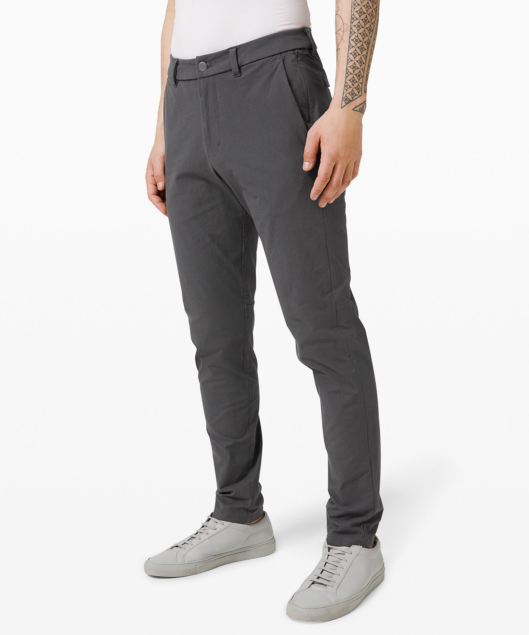 Lululemon Commission Pant Slim *canvas 34" In Graphite Grey