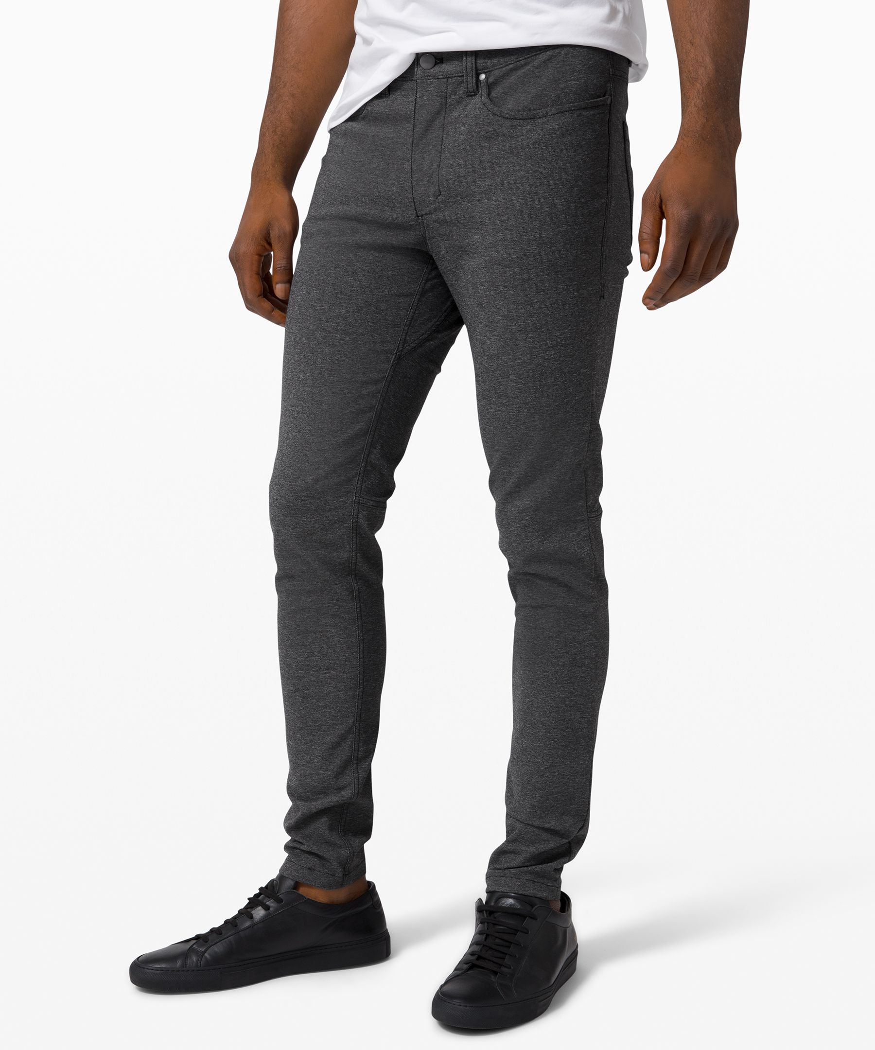 Lululemon Abc Pant Skinny 32" *tech Canvas In Grey