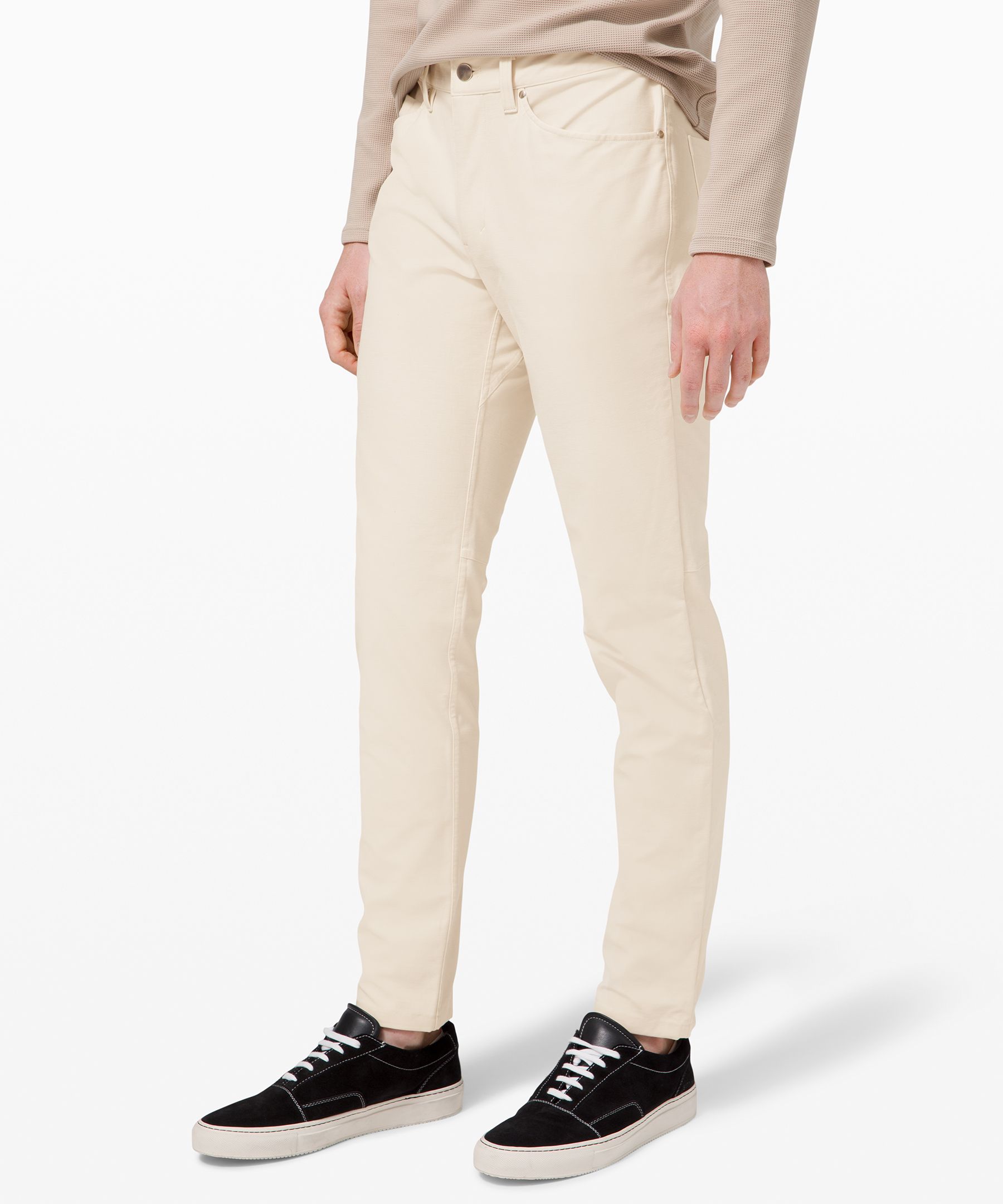 Lululemon Abc Slim-fit Pants 32" Utilitech In White