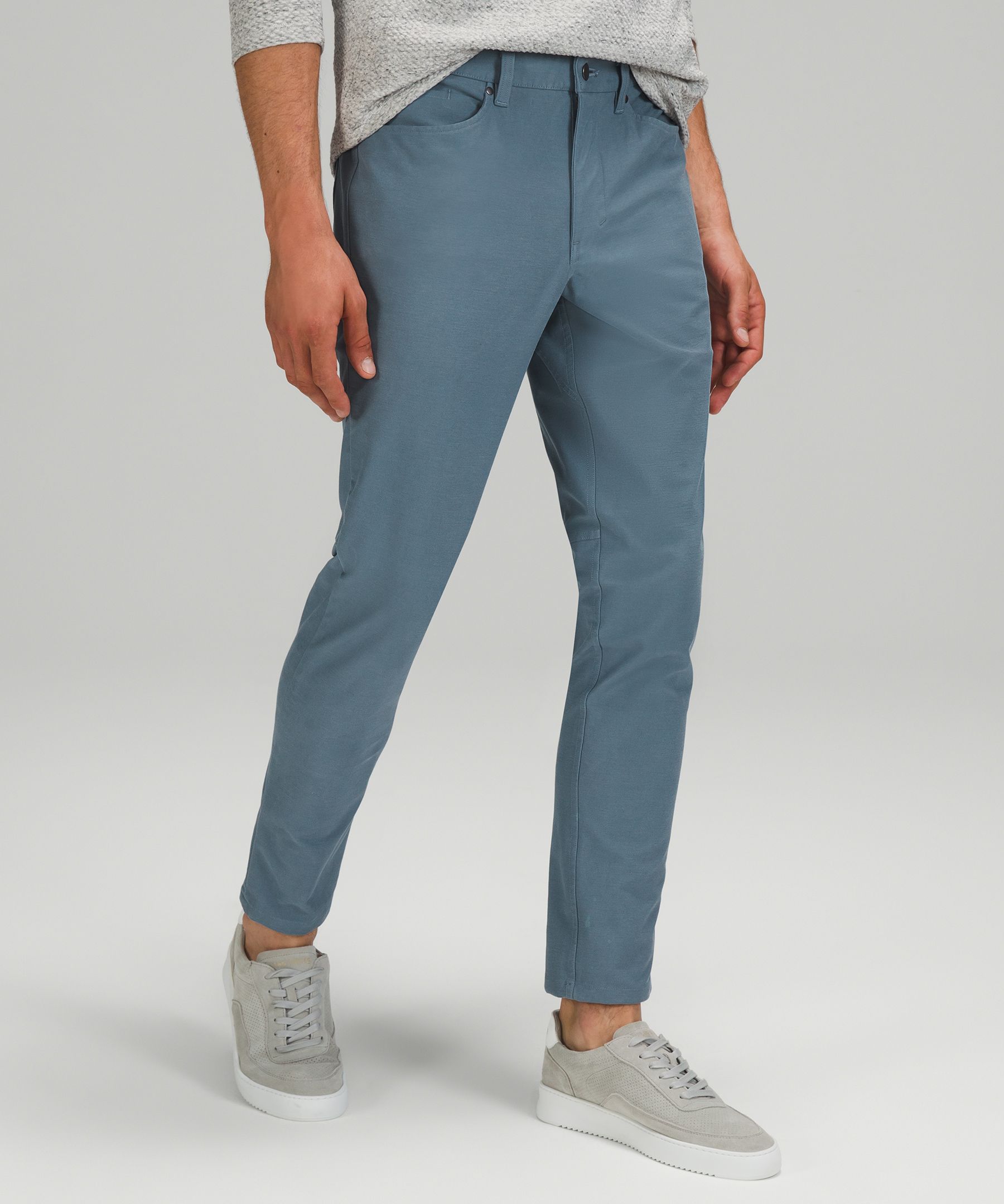 Lululemon Abc Slim-fit Pants 32" Utilitech In River Blue