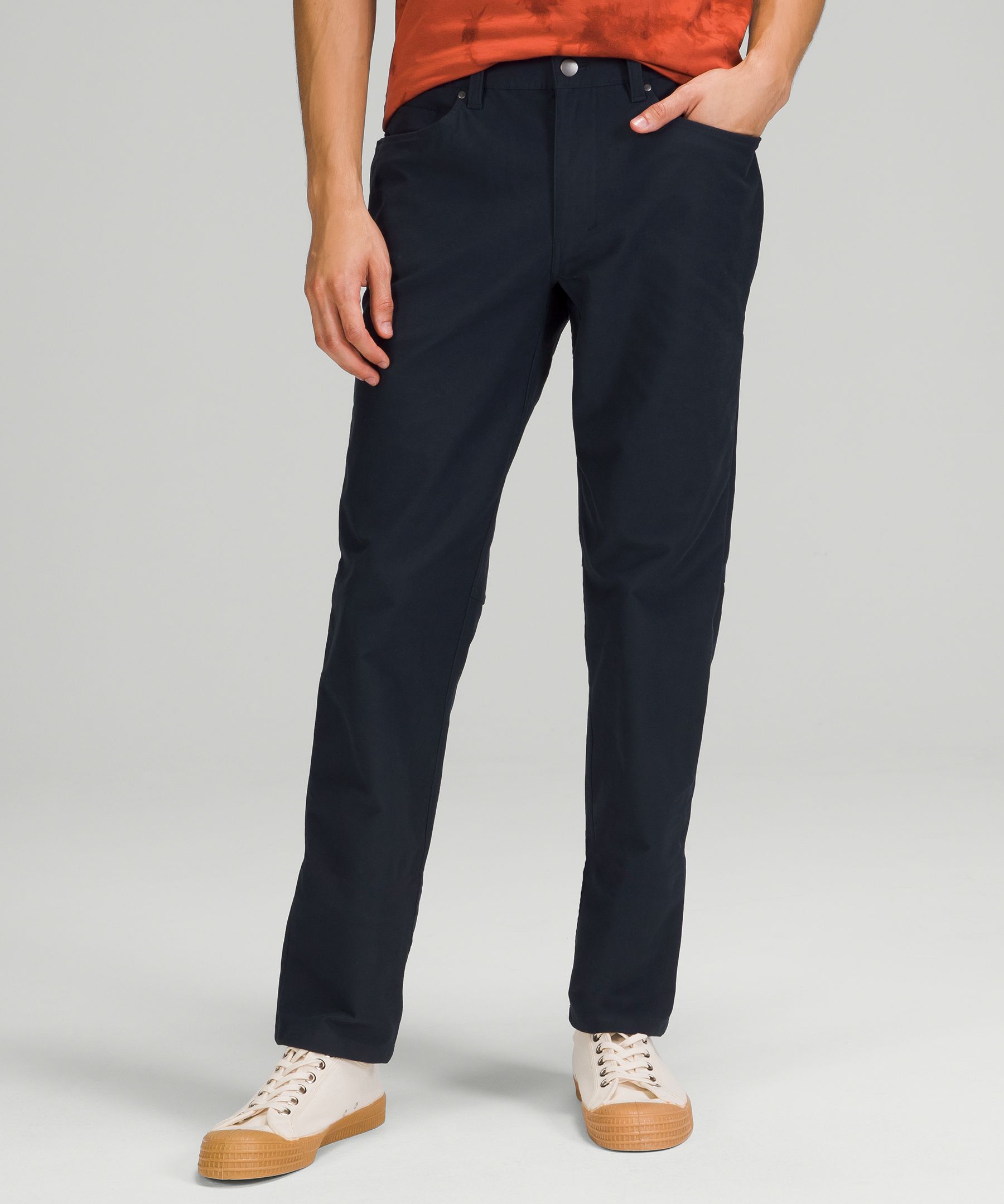 Outlet Lululemon ABC Relaxed-Fit Crop Pant Utilitech Website - True Navy  Mens Trousers