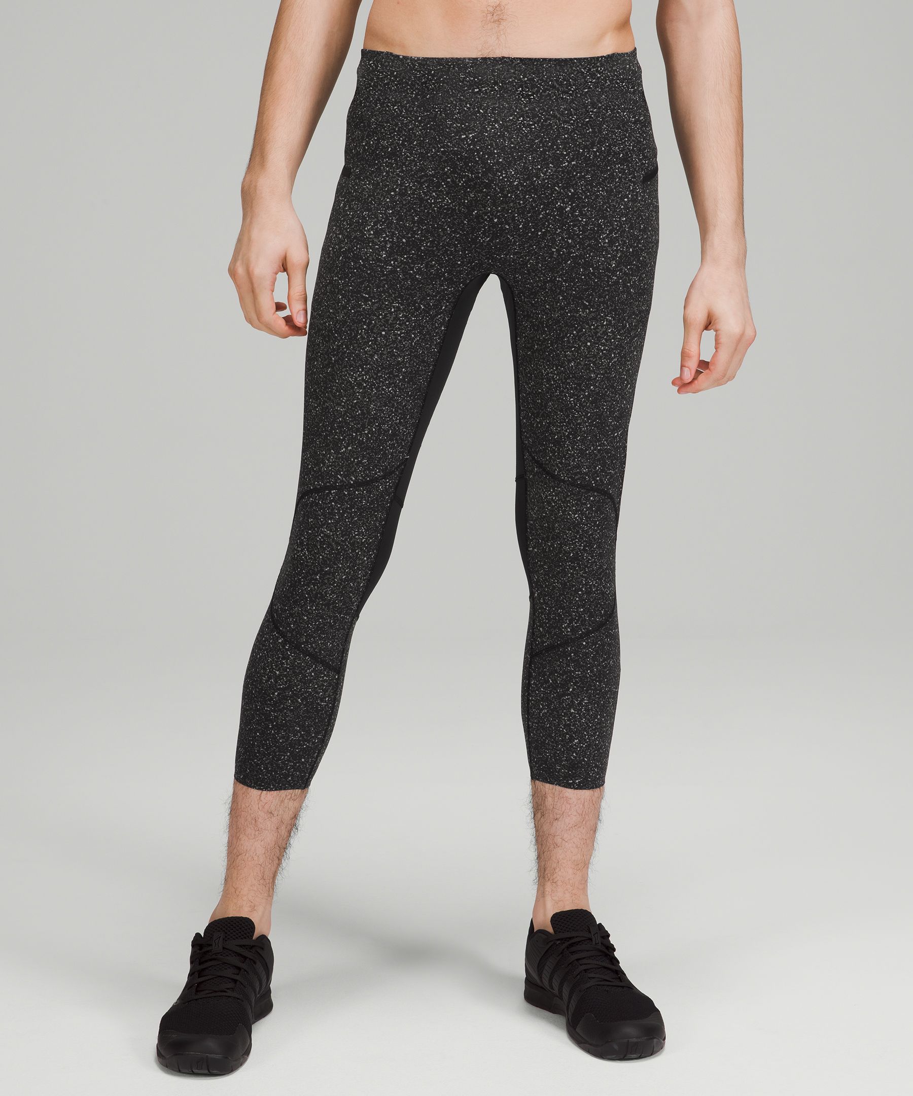 Contrast Mesh Side Pocket Sports Leggings - Black – Fridays Edit