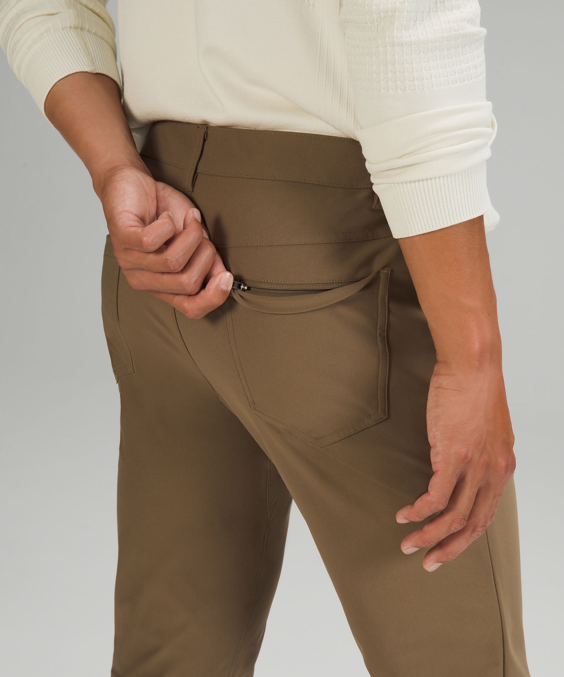 Lululemon athletica ABC Classic-Fit 5 Pocket Pant 28L *Warpstreme, Men's  Trousers