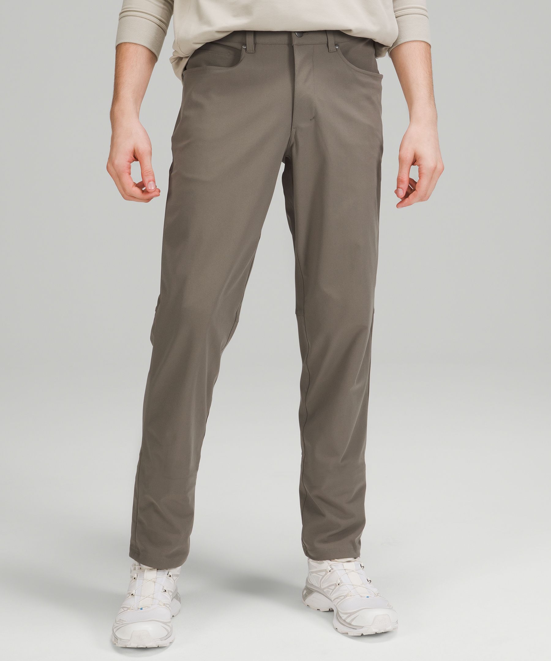 Lululemon Abc Classic-fit Pants 32" Warpstreme In Rover