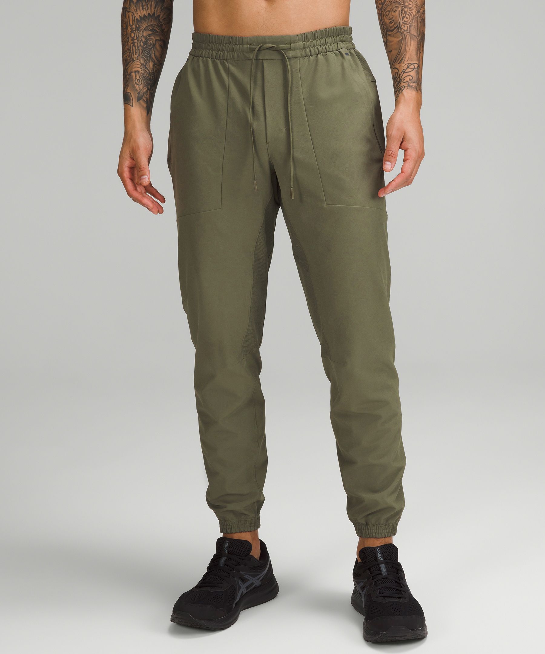 Lululemon - License to Train Slim-Fit Tapered Stretch Recycled-Shell Track  Pants - Green Lululemon