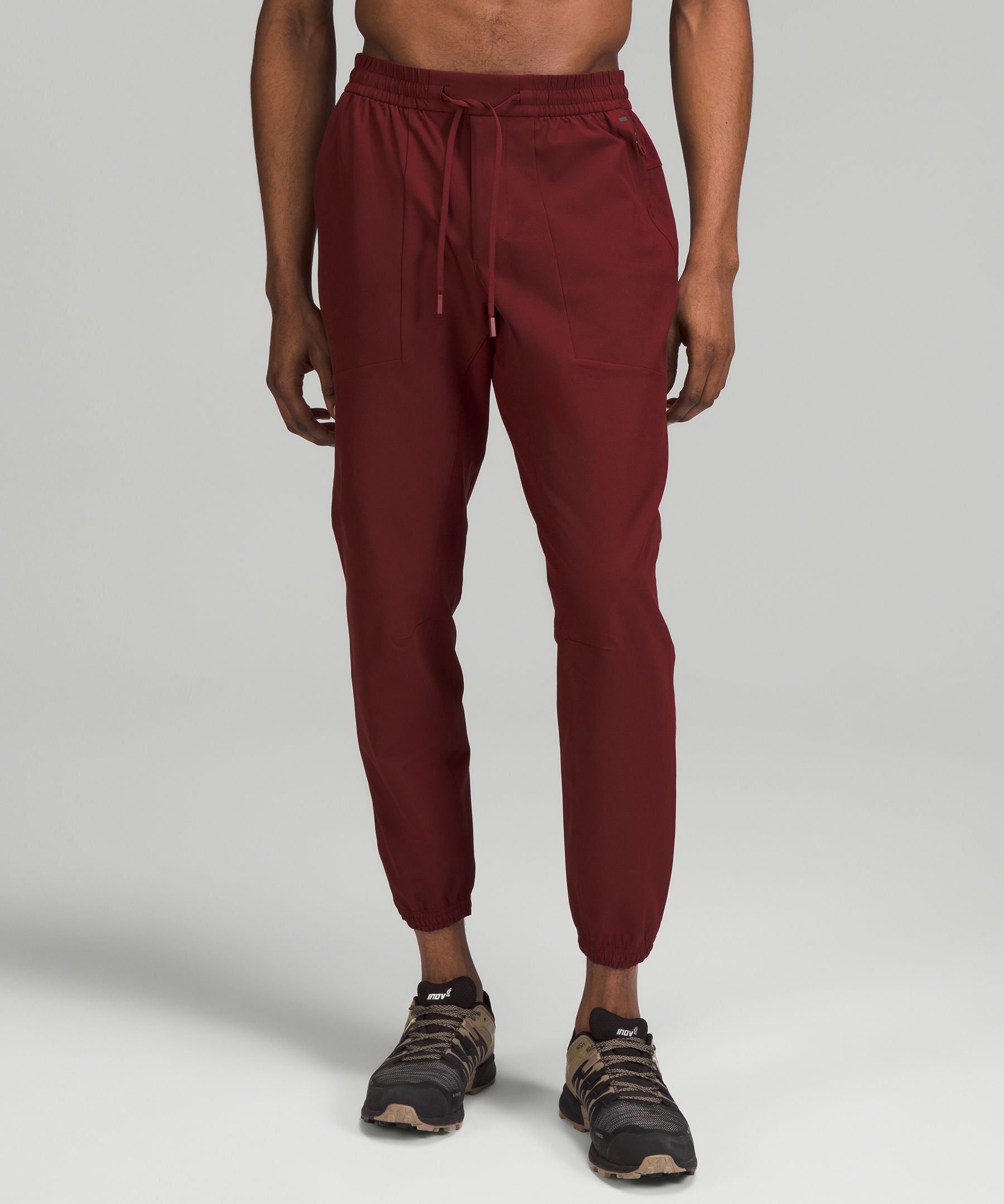 Lululemon License To Train Joggers In Red Merlot