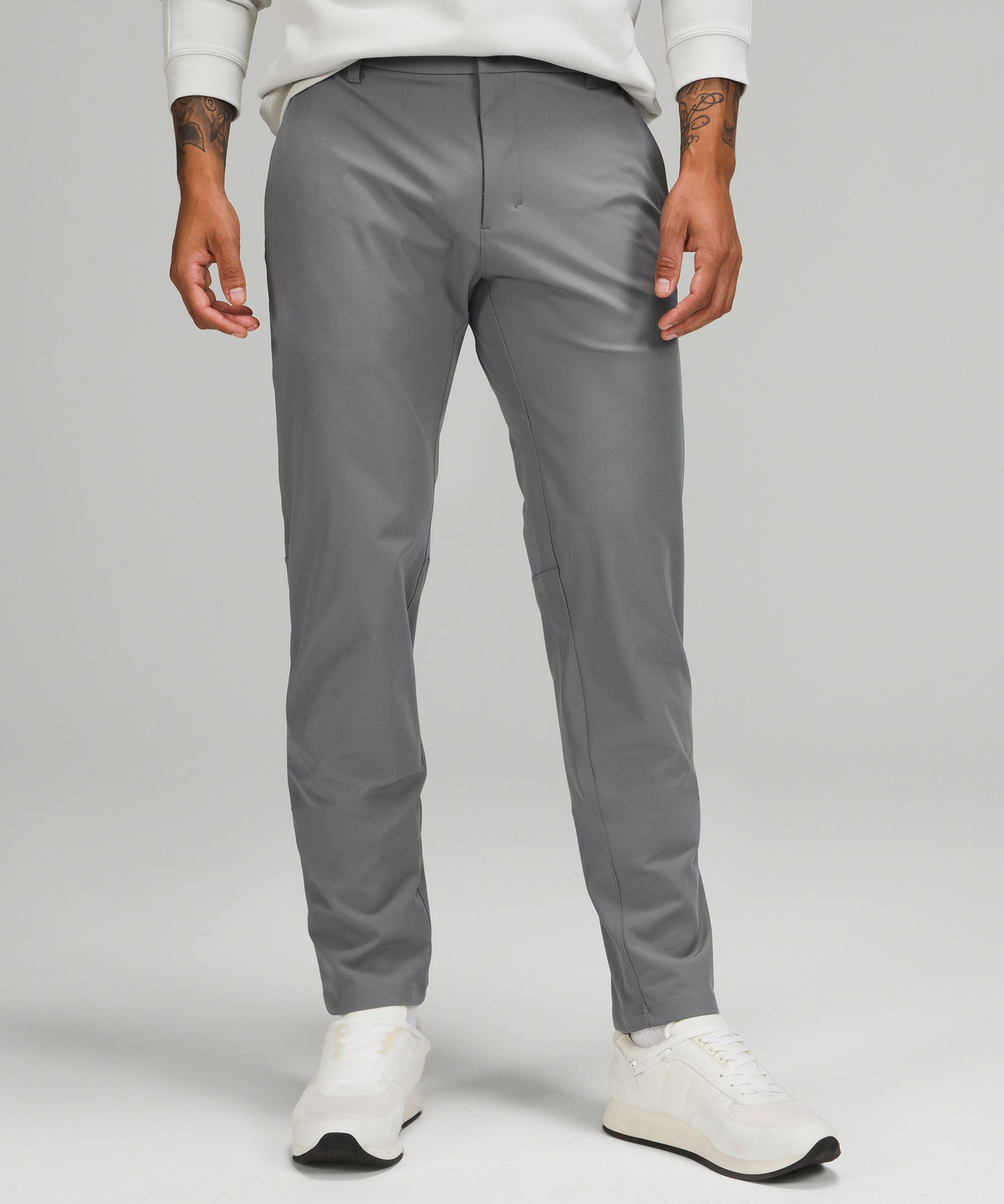 Lululemon Commission Classic-fit Pants 28" Warpstreme In Gray | ModeSens