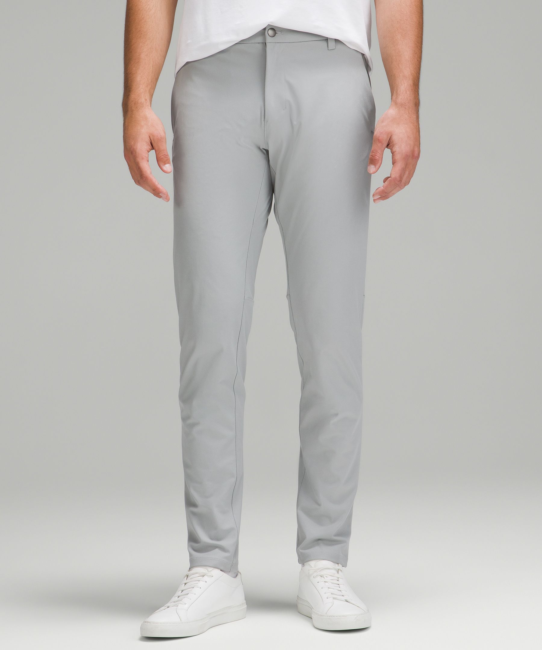 Lululemon Commission Classicfit Pants 34" Warpstreme In Silver Drop