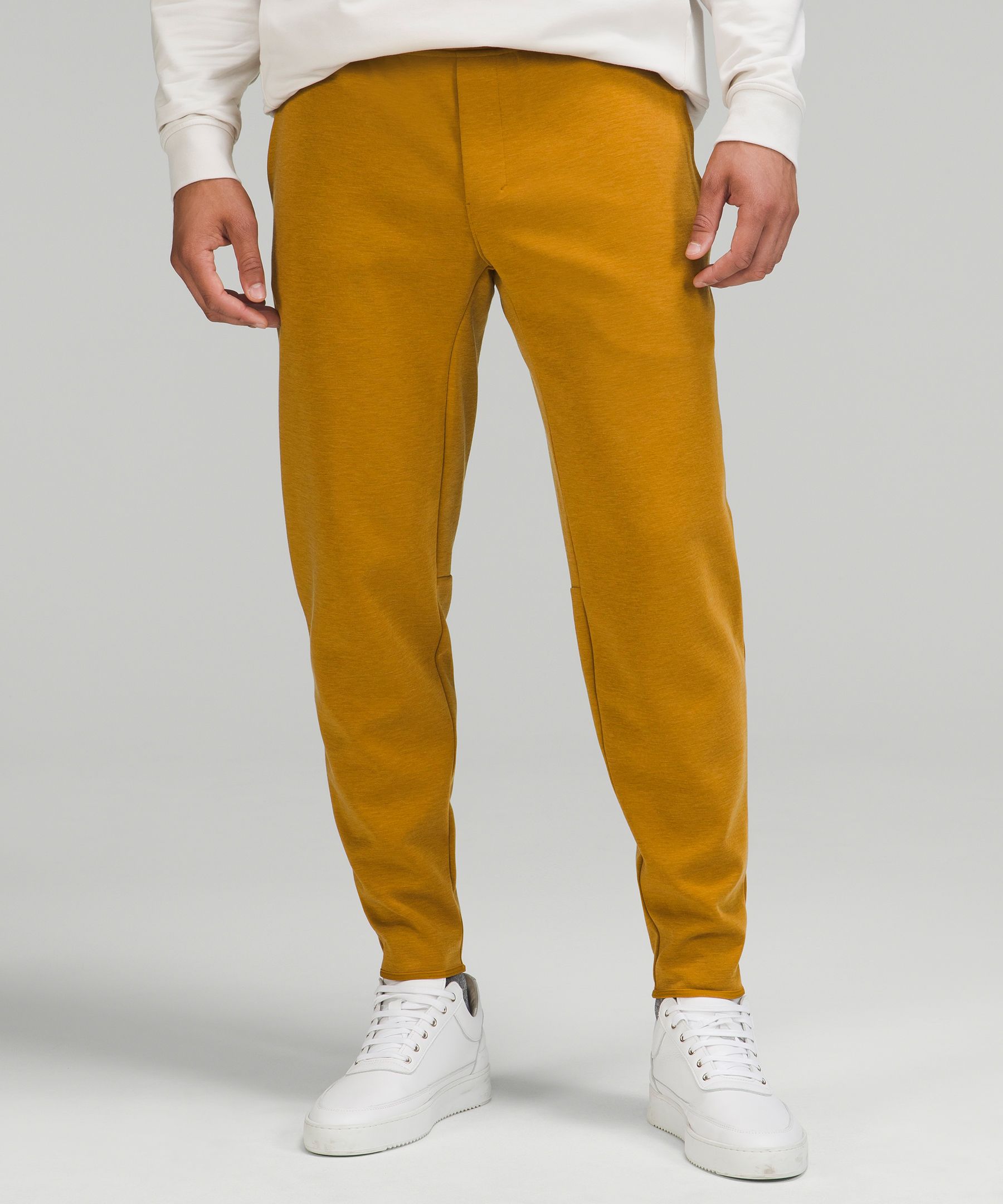 Lululemon Gridliner Fleece Joggers In Heathered Gold Spice