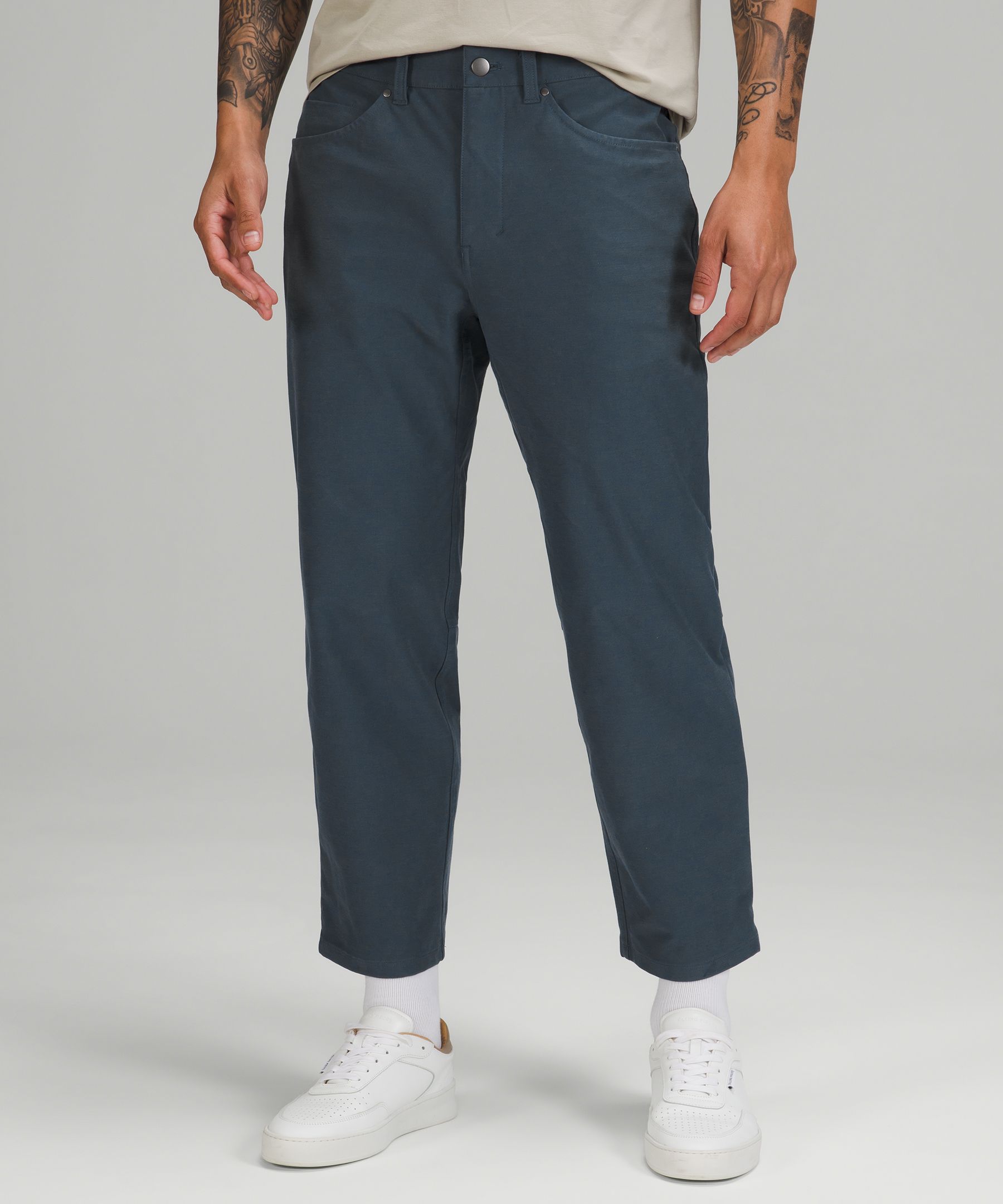 Relaxed fit best sale cropped pants