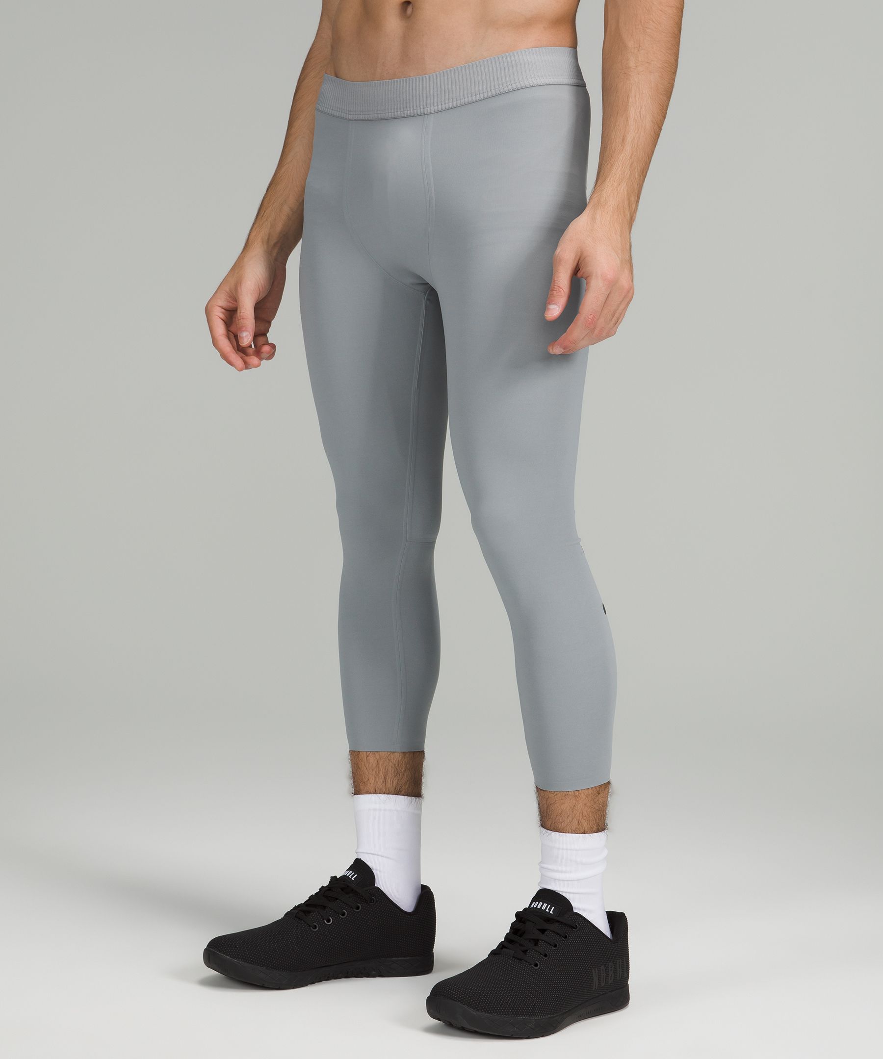  Nike Dry 3/4 Tights Yoga Iron Grey/Black XL : Clothing
