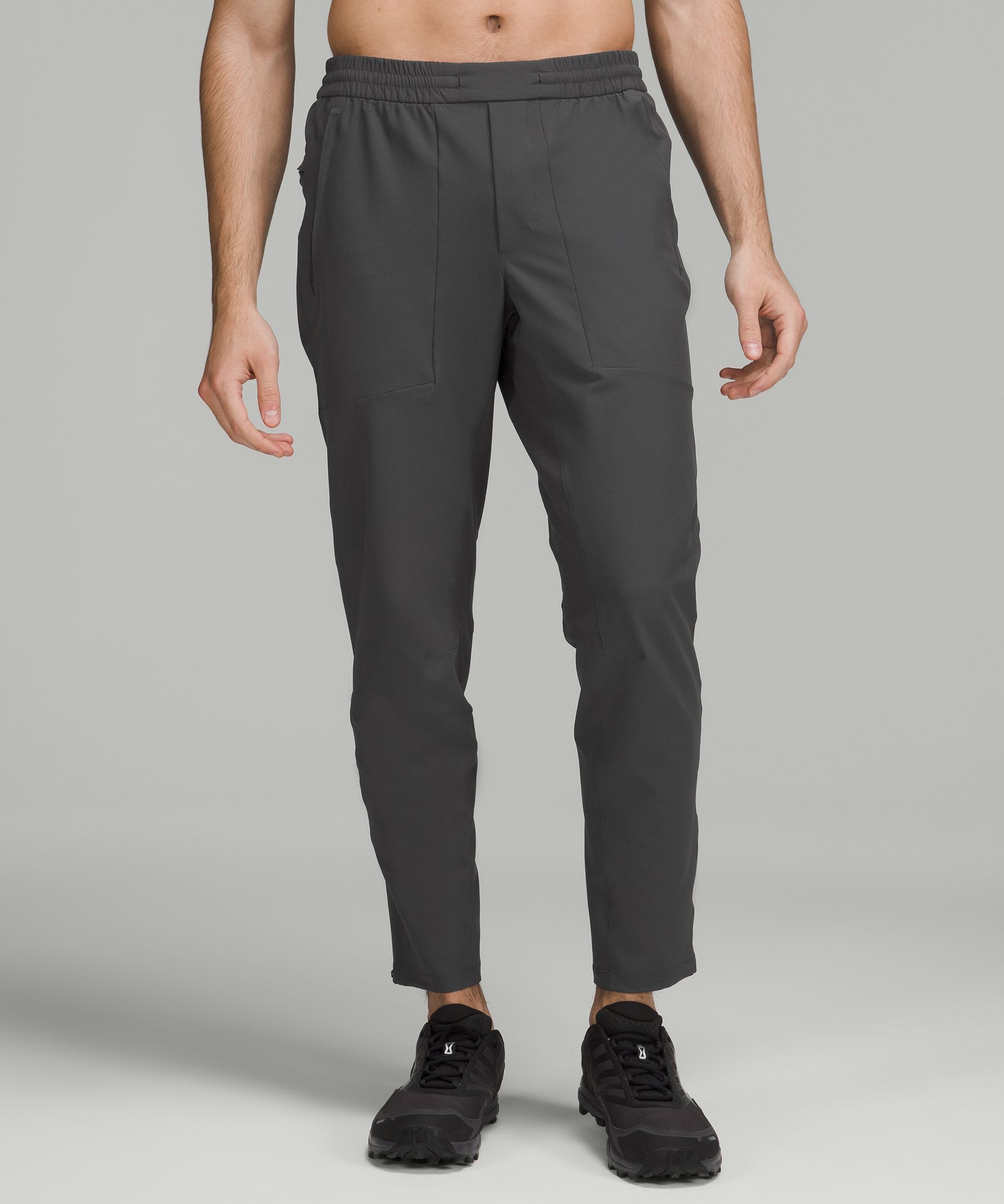 Lululemon License To Train Pants Shorter Length In Graphite Grey