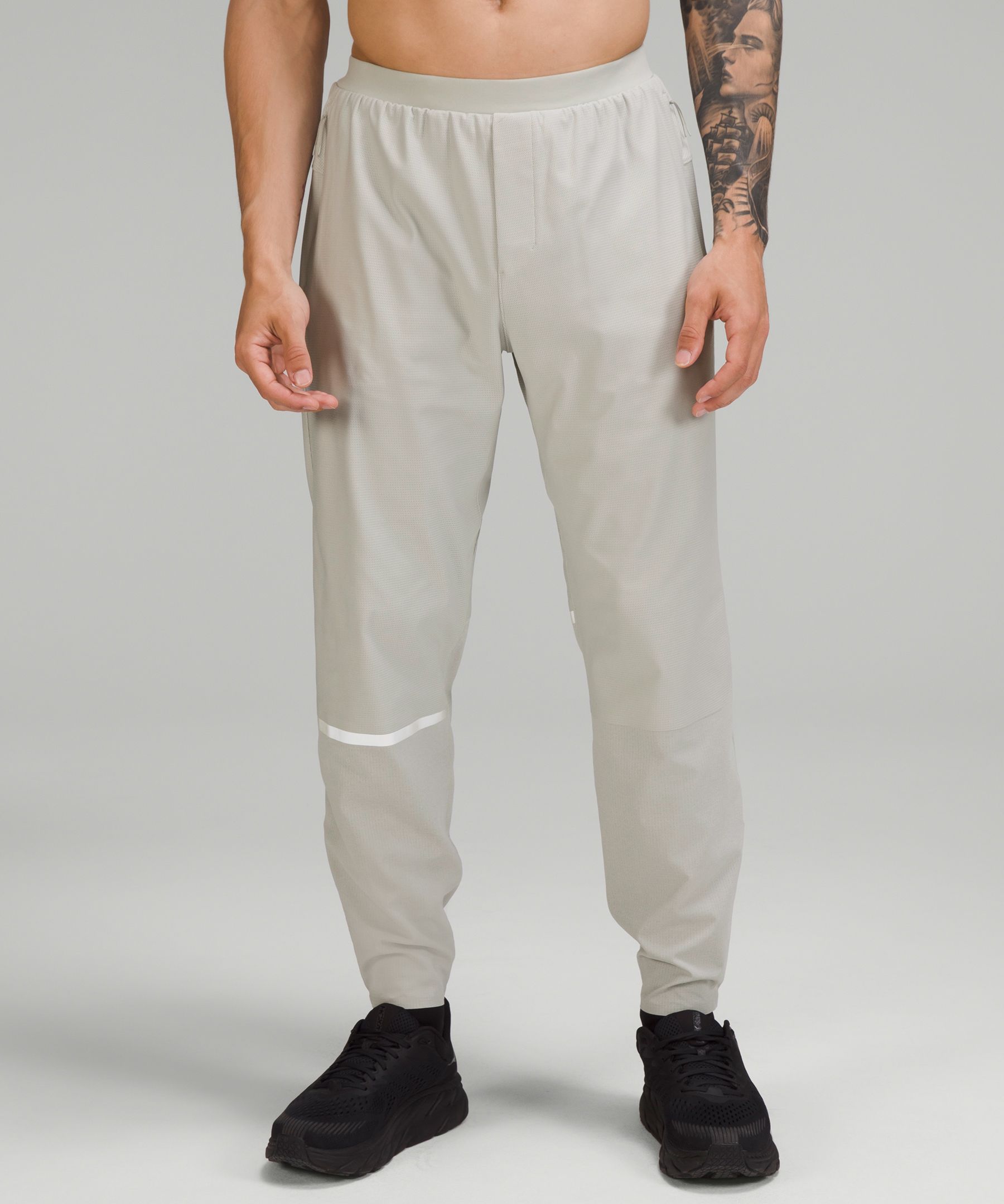 Lululemon Reflective Running Joggers In Graphite Grey