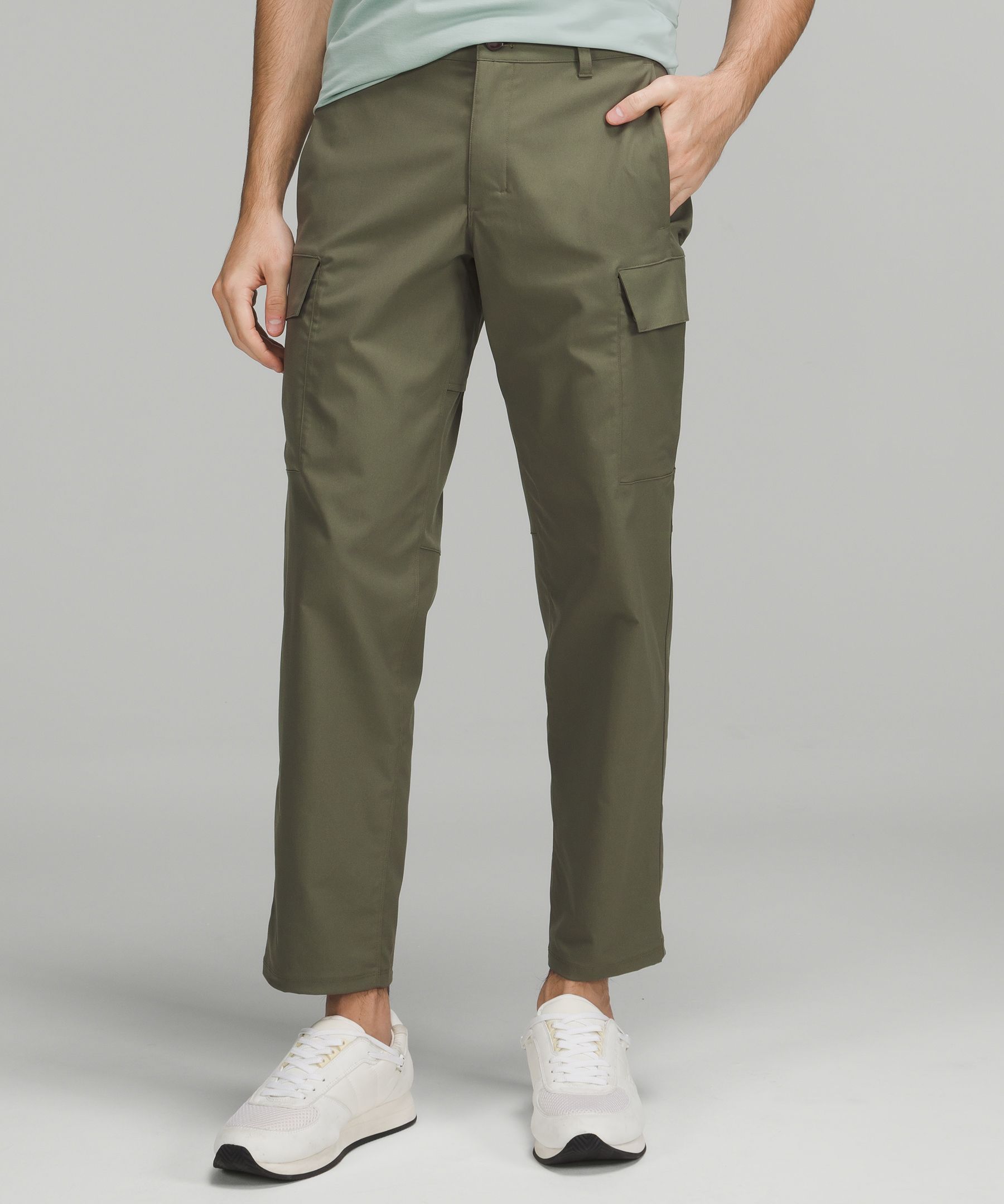 Military Green Utilitarian Cargo Female Pants
