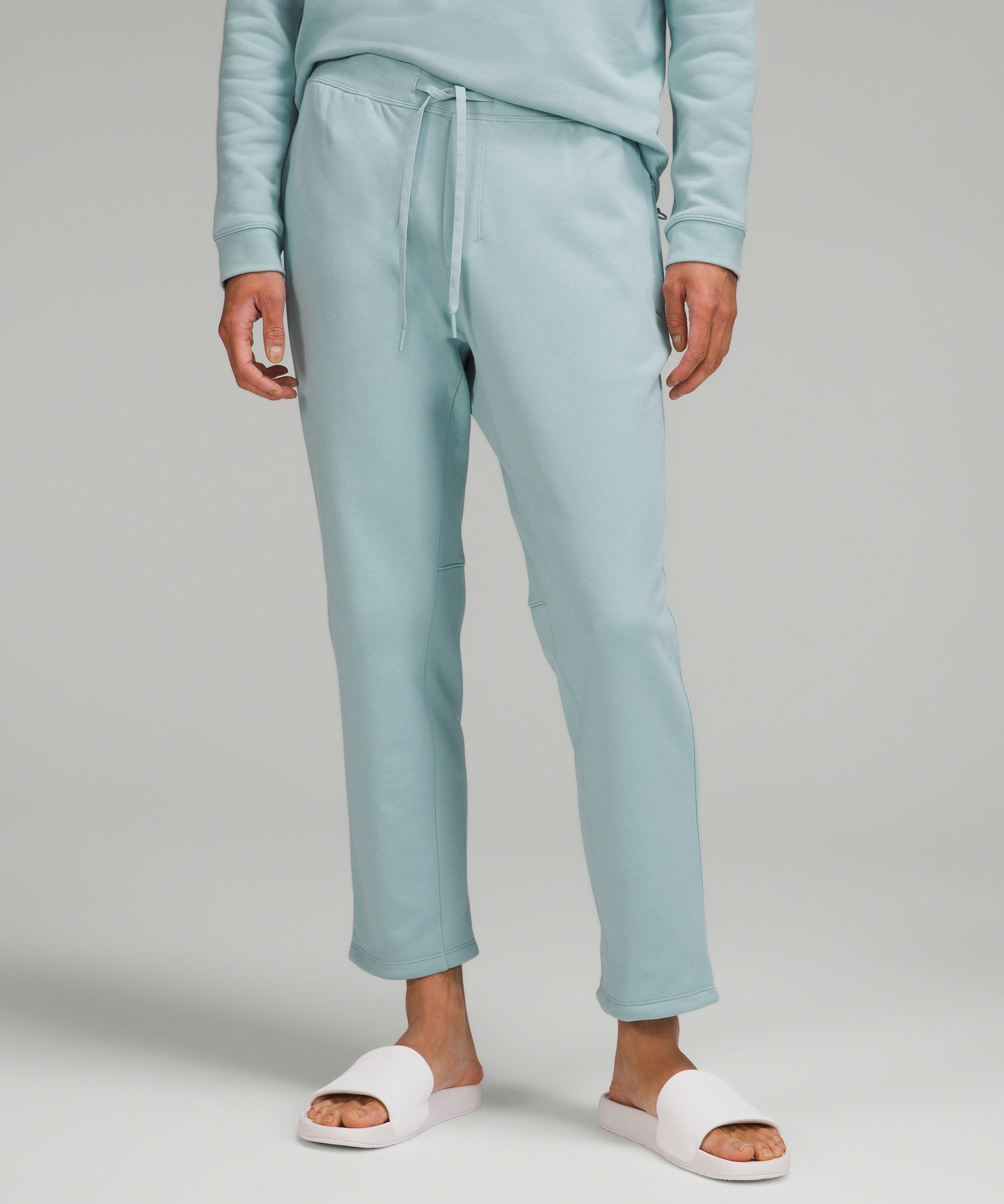 Terry Loose Bootcut Trousers Sky Blue – Local Pattern