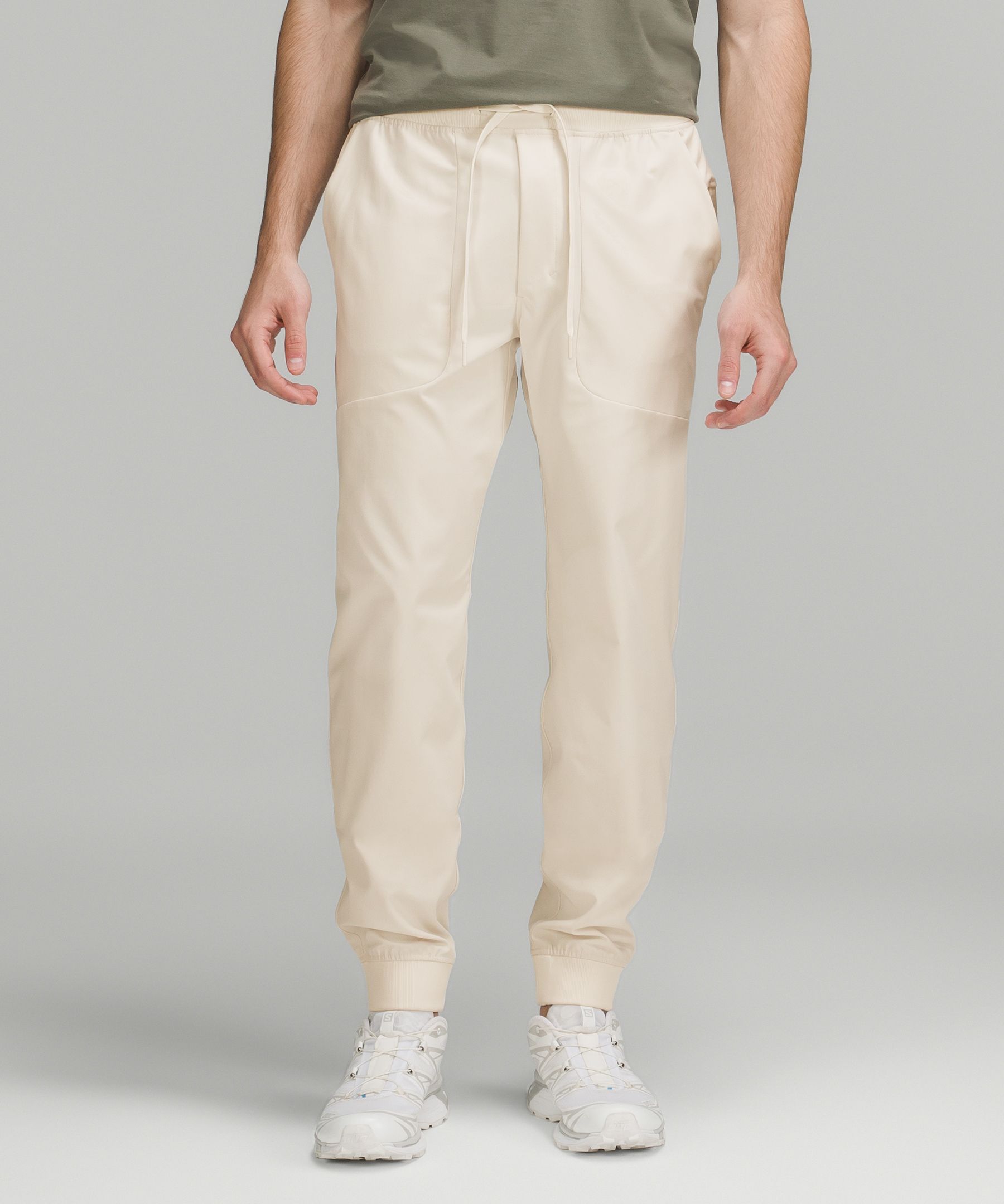 Lululemon Abc Joggers Warpstreme In White Opal