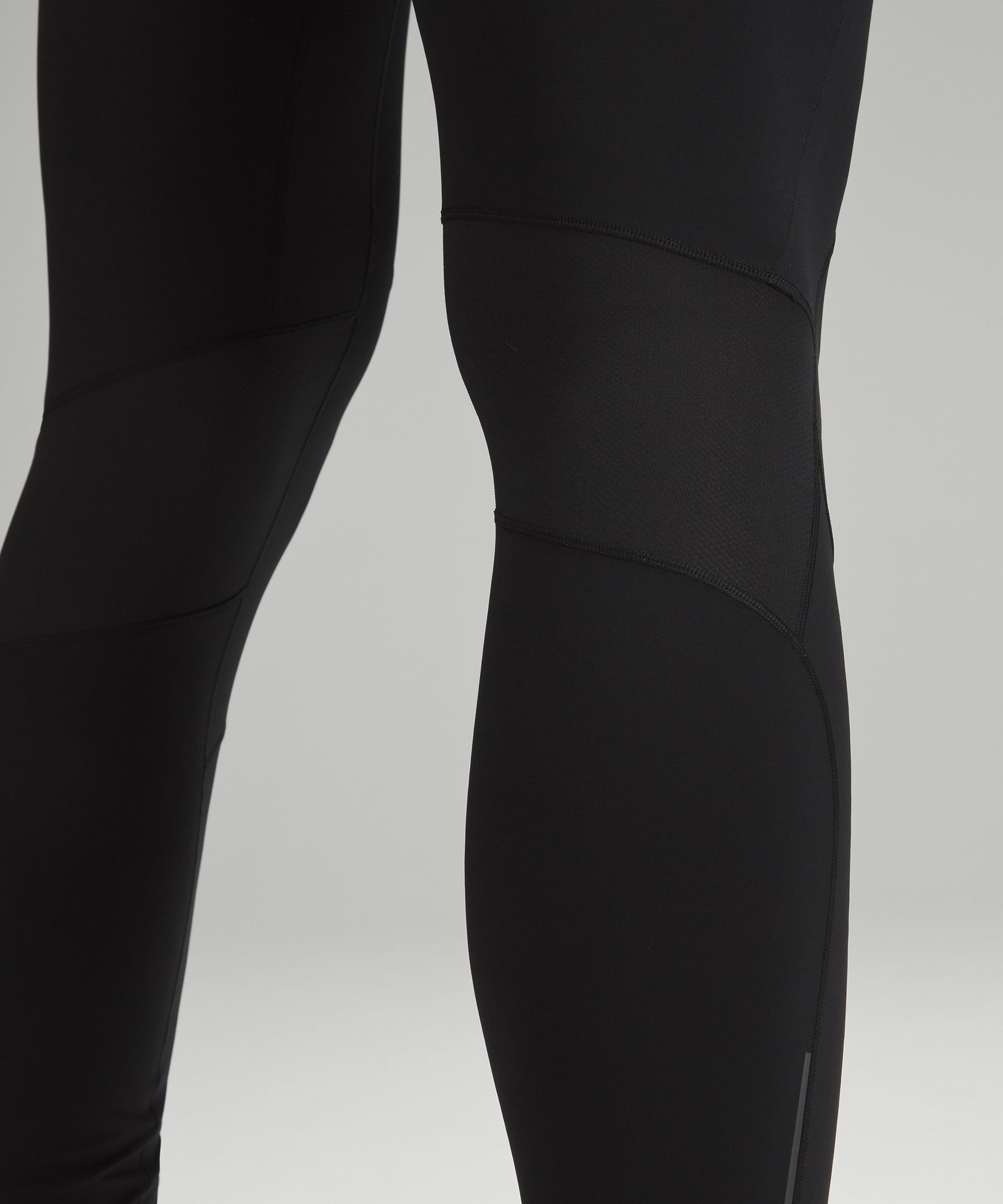 Black Surge running leggings, Lululemon