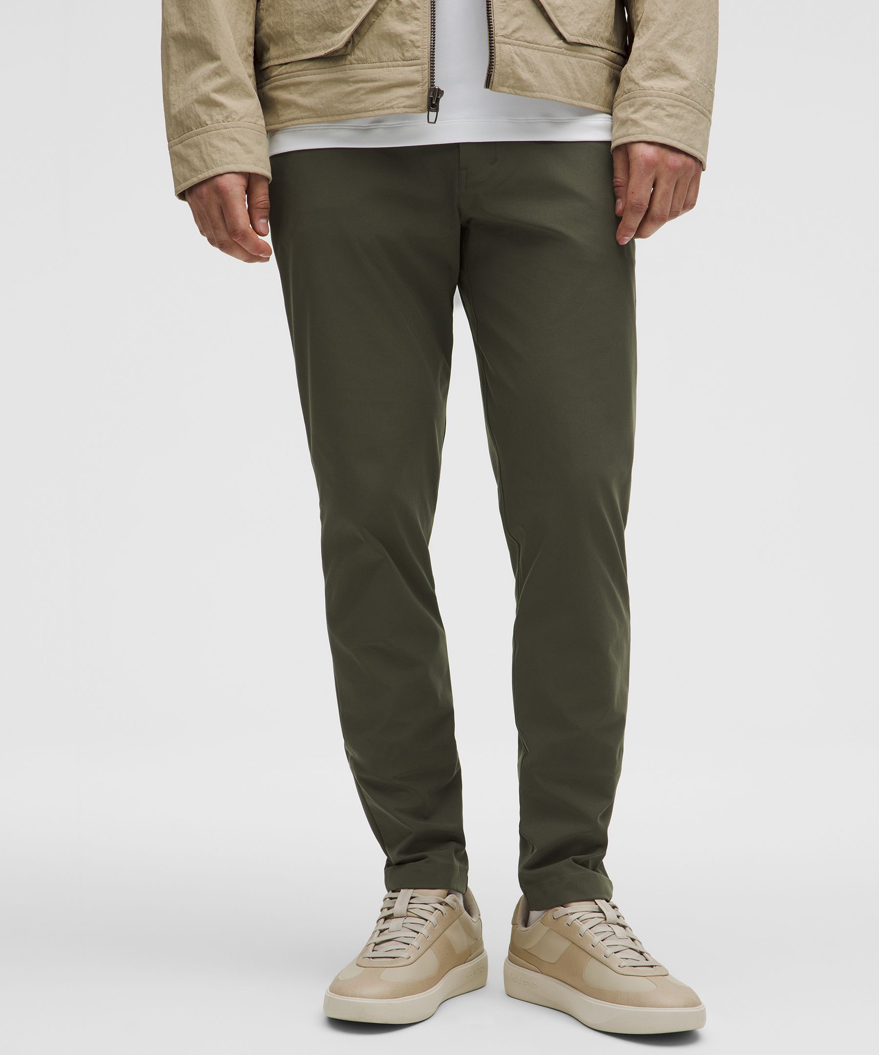 ABC Slim-Fit 5 Pocket Pant 32L Warpstreme - Green,Olive