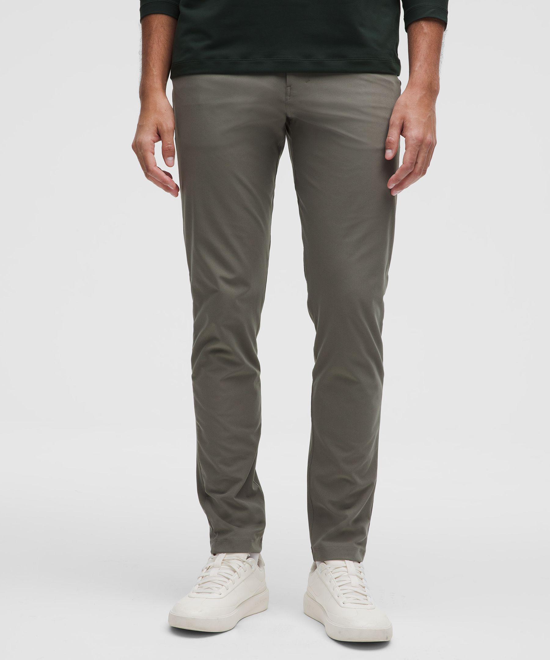 Cheapest Lululemon Trousers Online Canada - Grey Sage Commission  Classic-Fit Pant 37 Warpstreme Online Only Mens