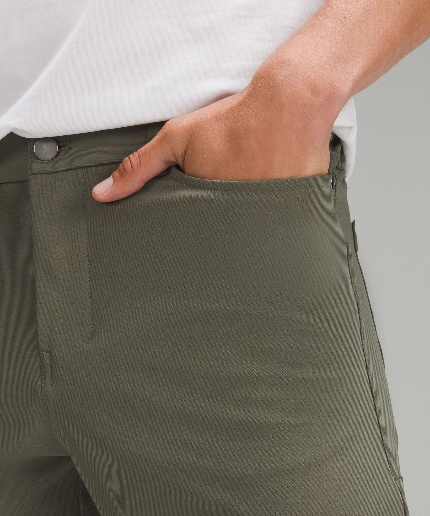 Shop Lululemon Abc Slim-fit 5 Pocket Pants 32"l Warpstreme