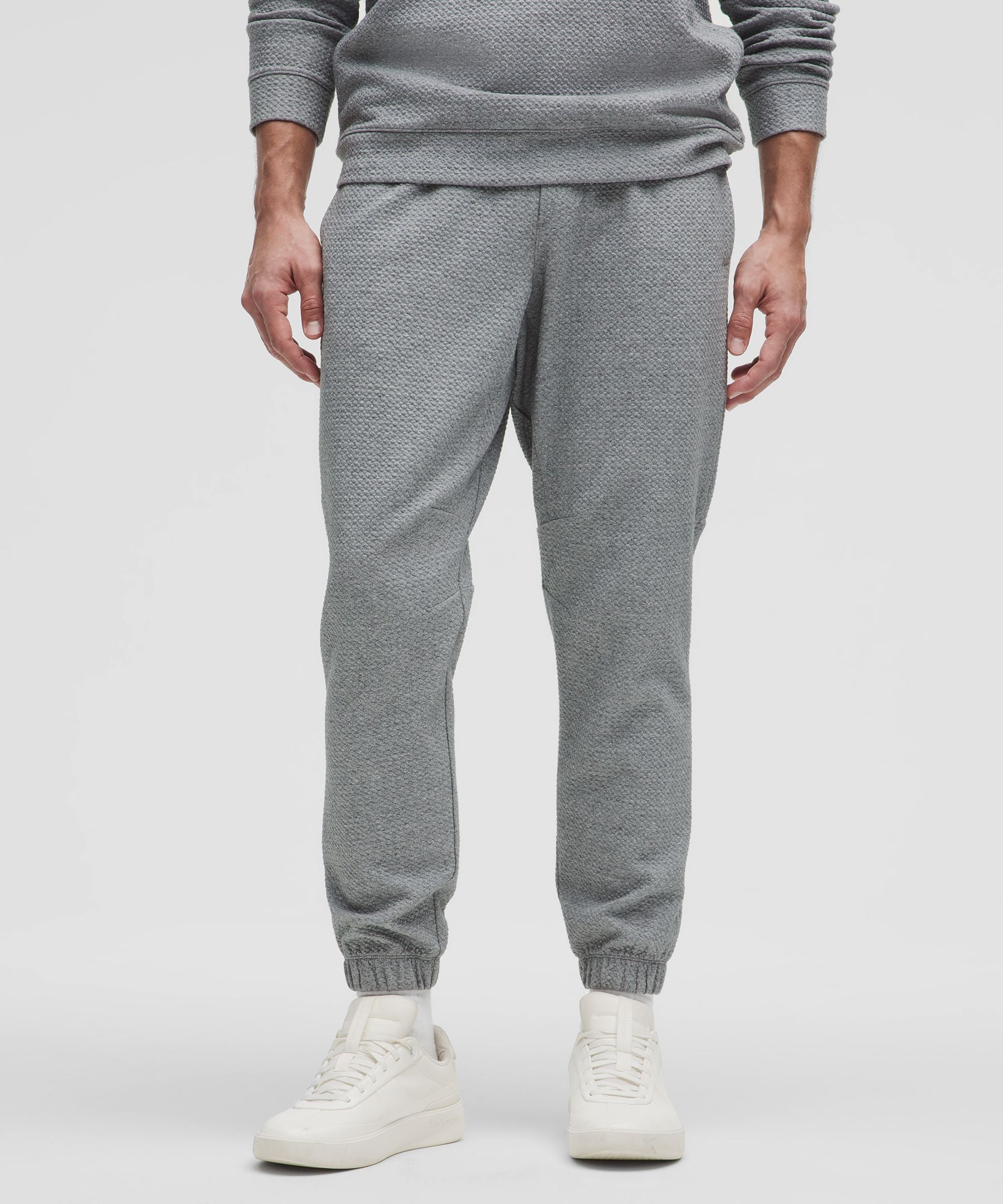 Textured Double-Knit Cotton Jogger Regular