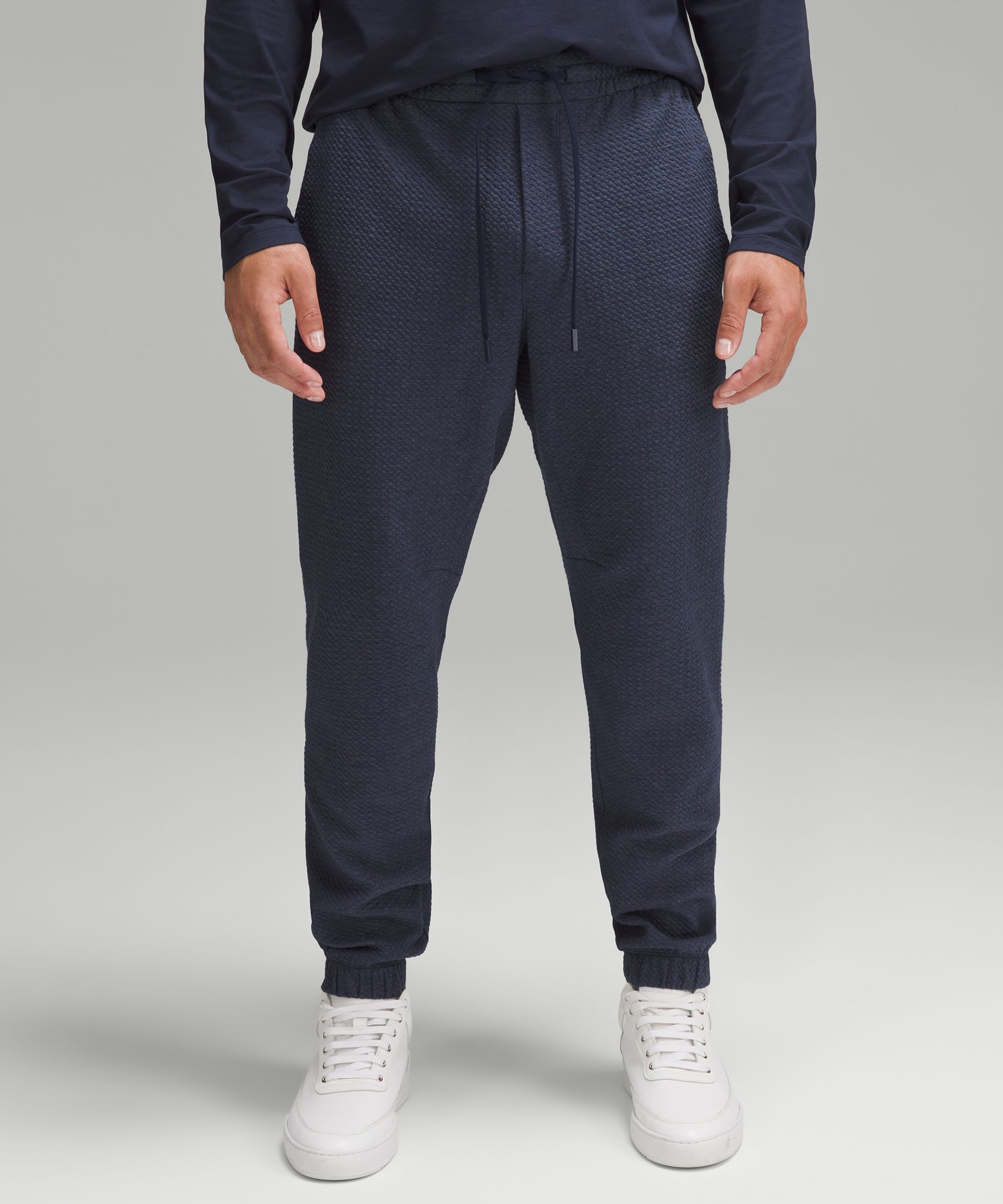 Lululemon Textured Tech Jogger - Graphite Grey / Vapor - lulu fanatics