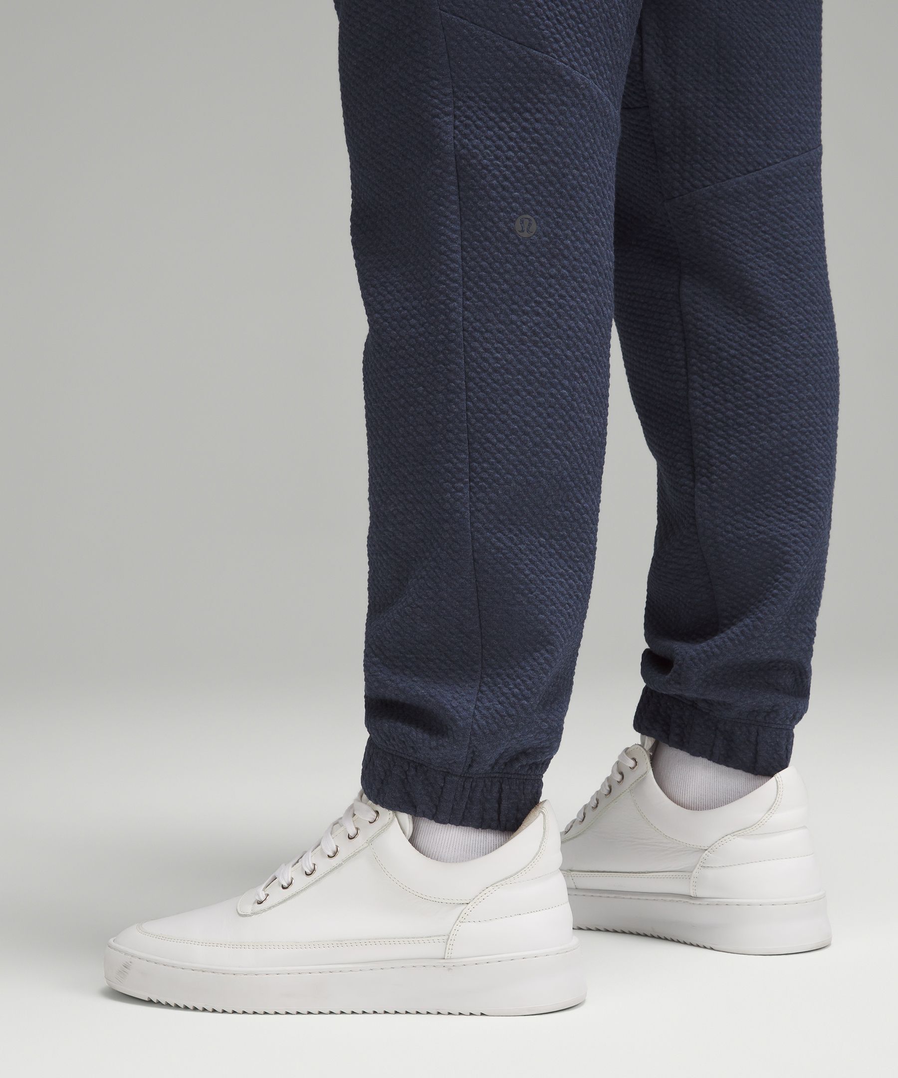 Textured Double-Knit Cotton Jogger