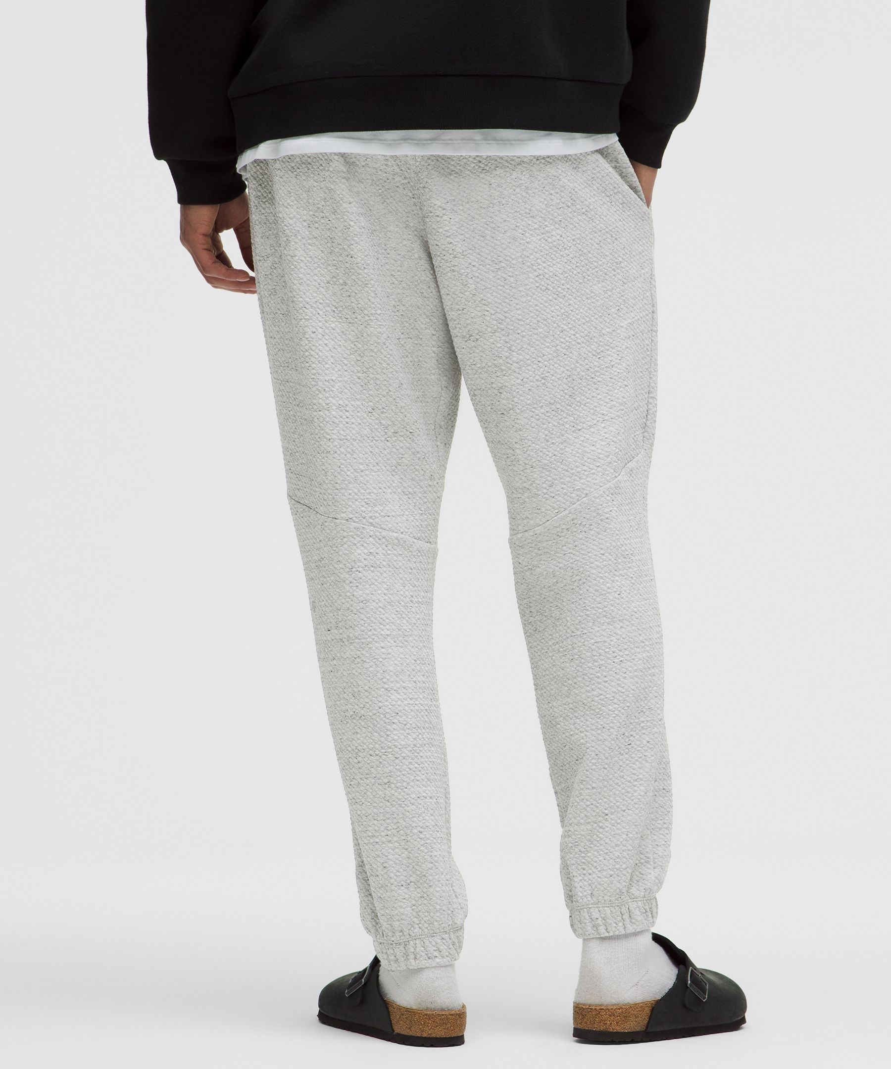 Textured Double-Knit Cotton Jogger