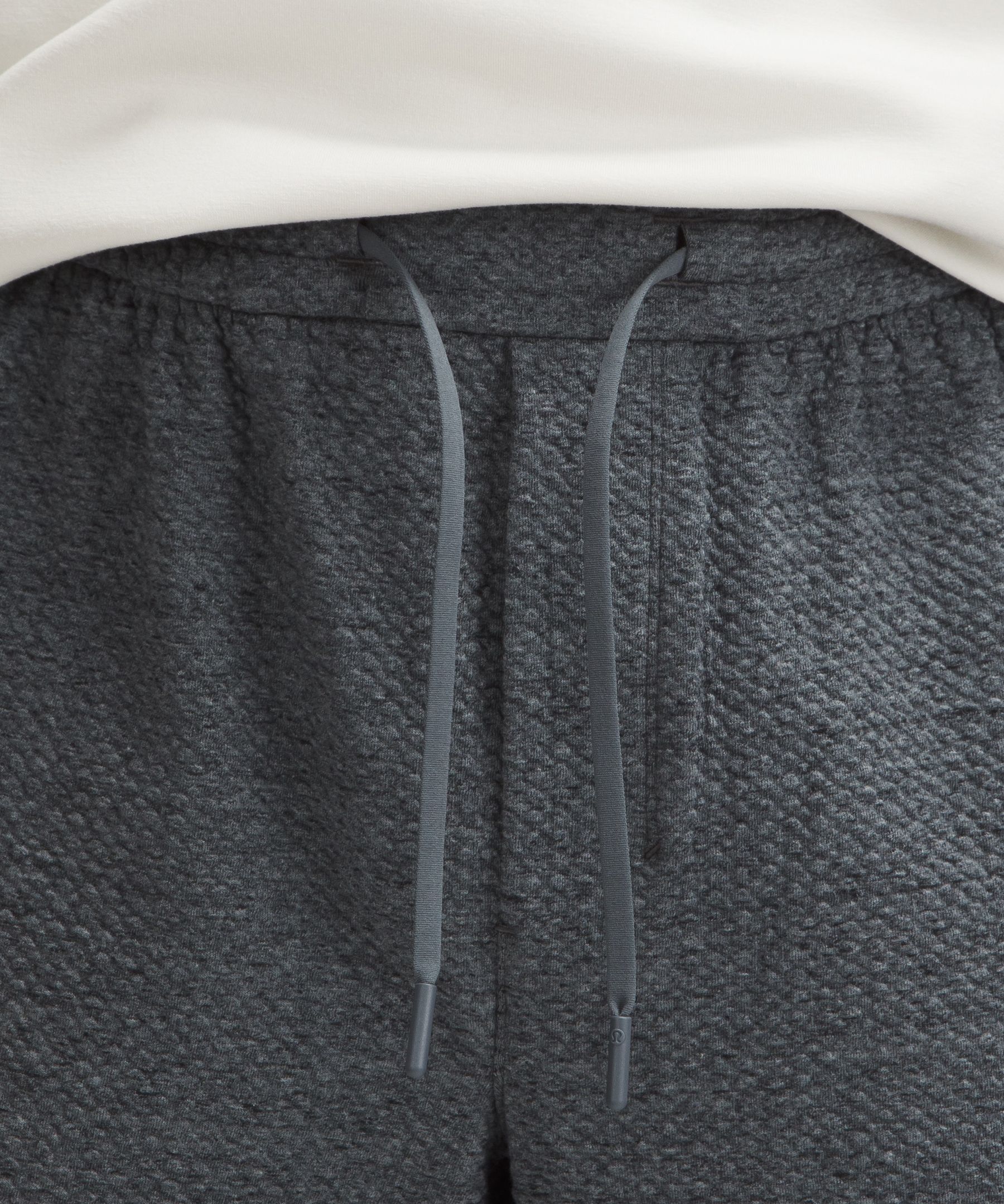 Lululemon Textured Double-knit Cotton Jogger In Gray