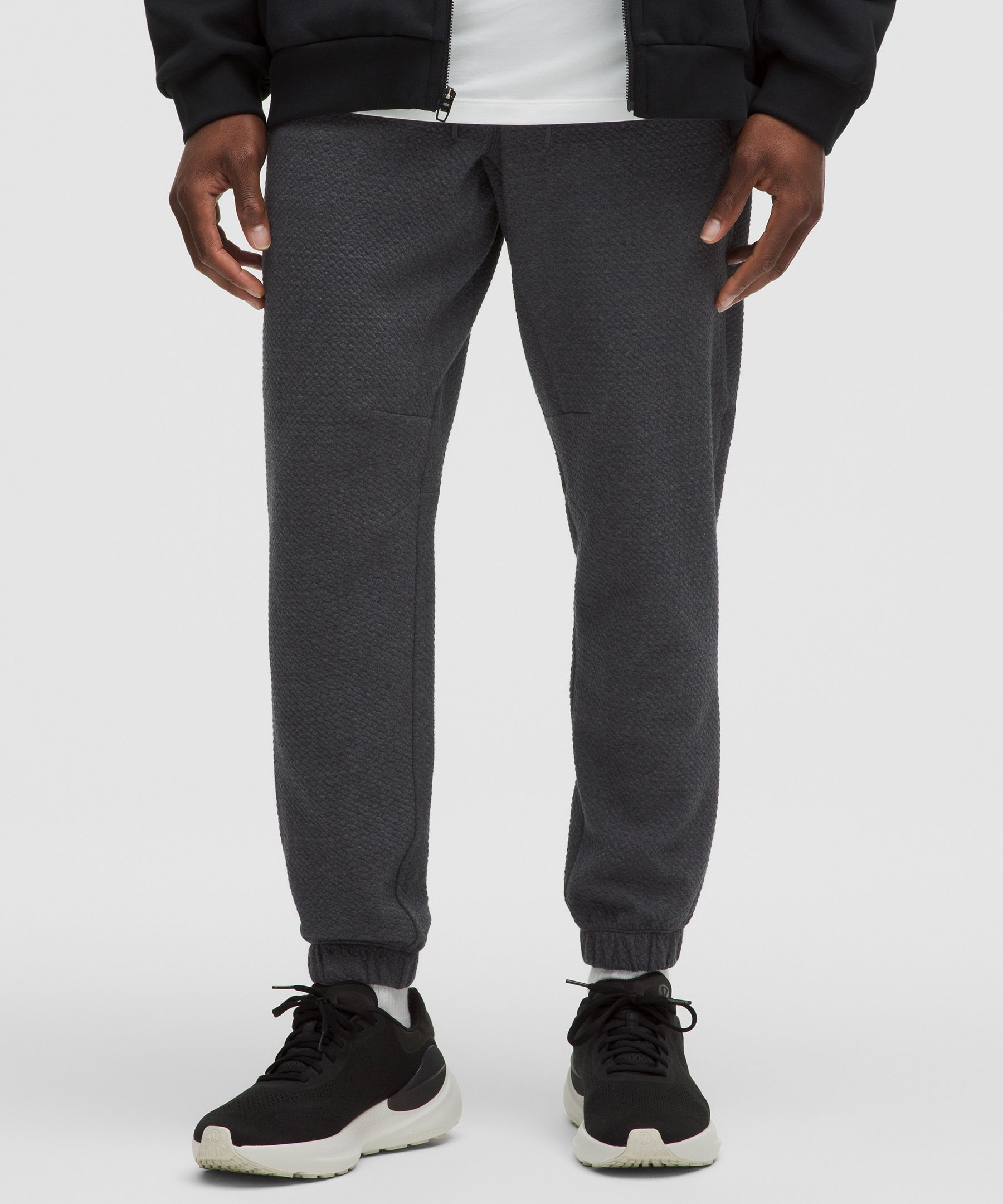 LULULEMON Straight-Leg Double-Knit Textured Cotton-Blend Jersey Sweatpants  for Men