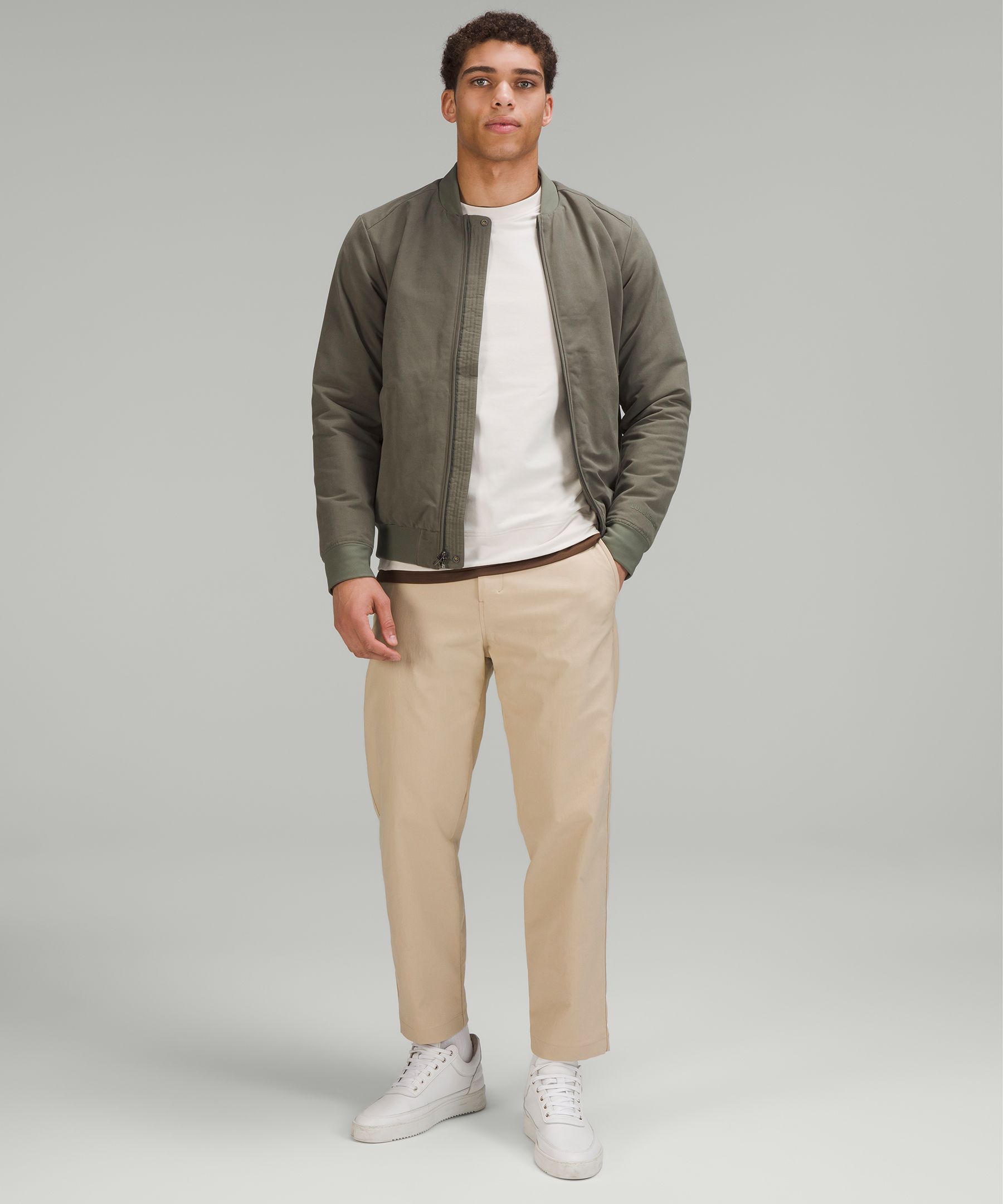 Relaxed-Tapered Twill Trouser, Men's Trousers