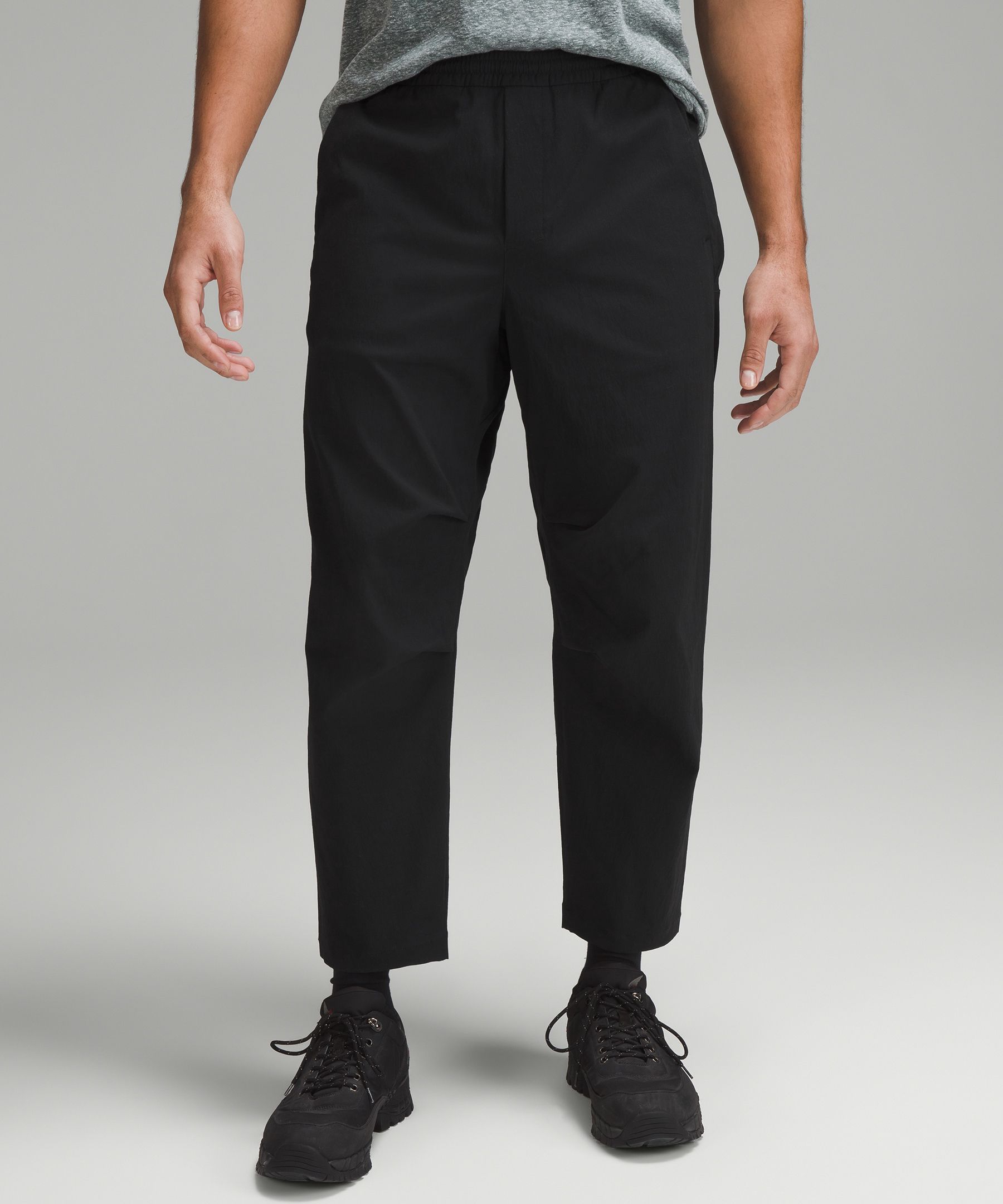 Men's Matte Black Trousers - Suit Lab